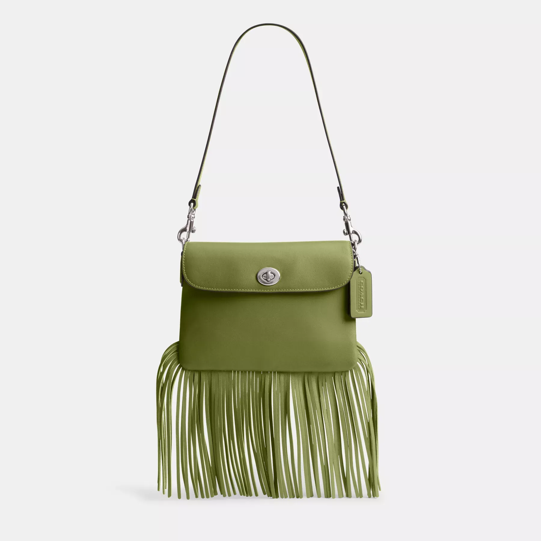 1964 Fringe Bag Dark Lime