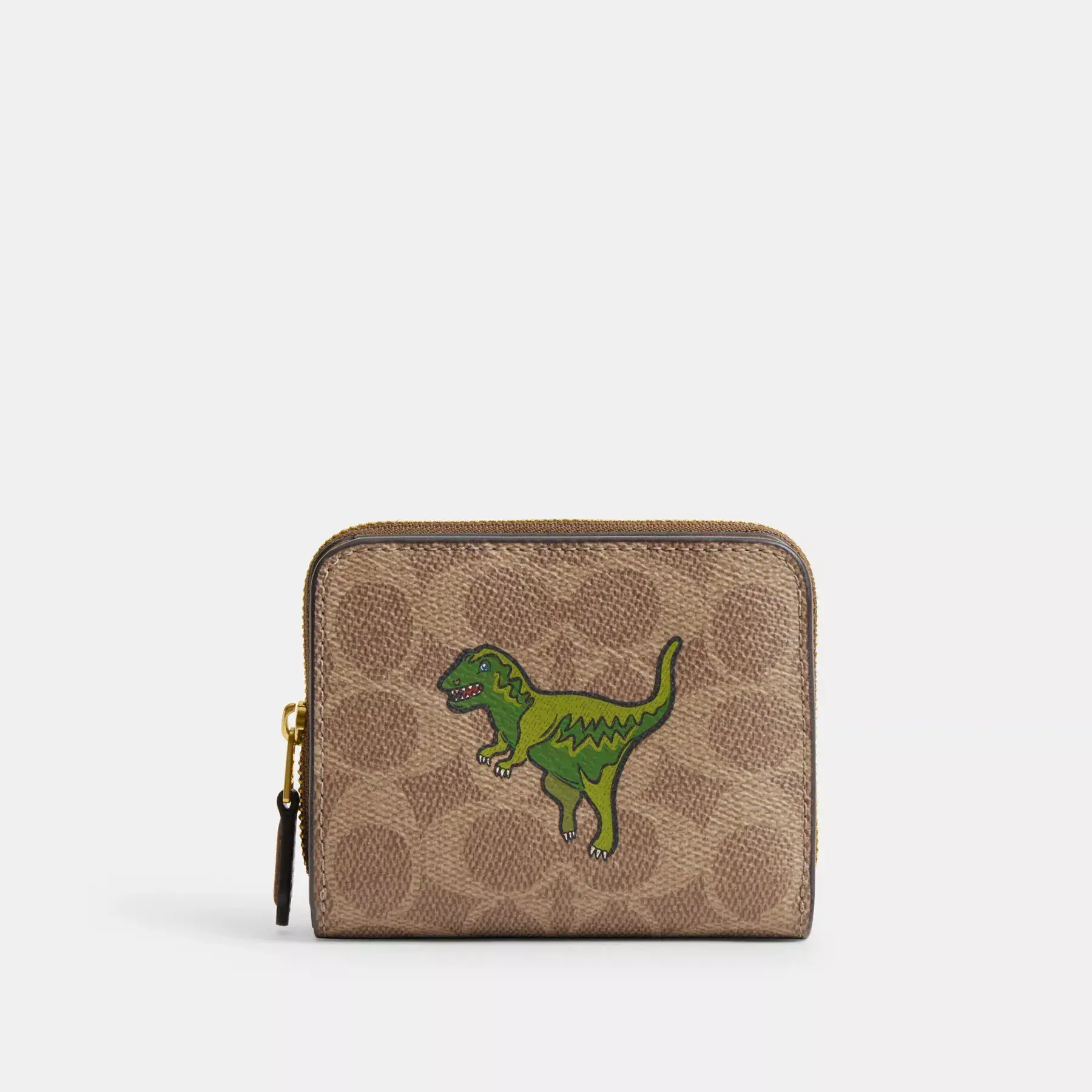 Billfold Wallet In Signature Canvas With Rexy Print Tan Brown Multi