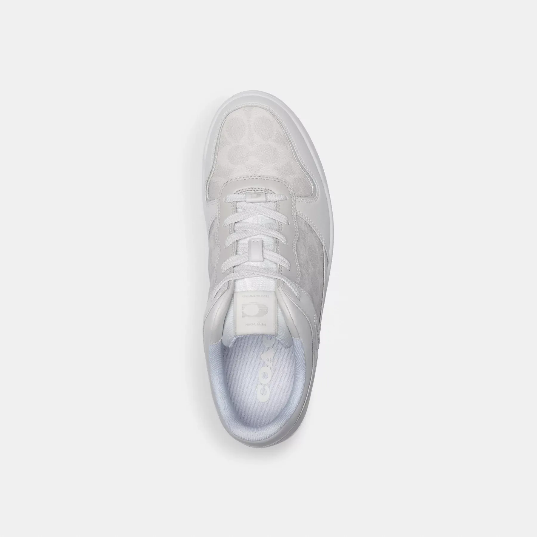 C201 Sneaker In Signature Canvas Optic White C201 Sneaker In Signature Canvas Optic White