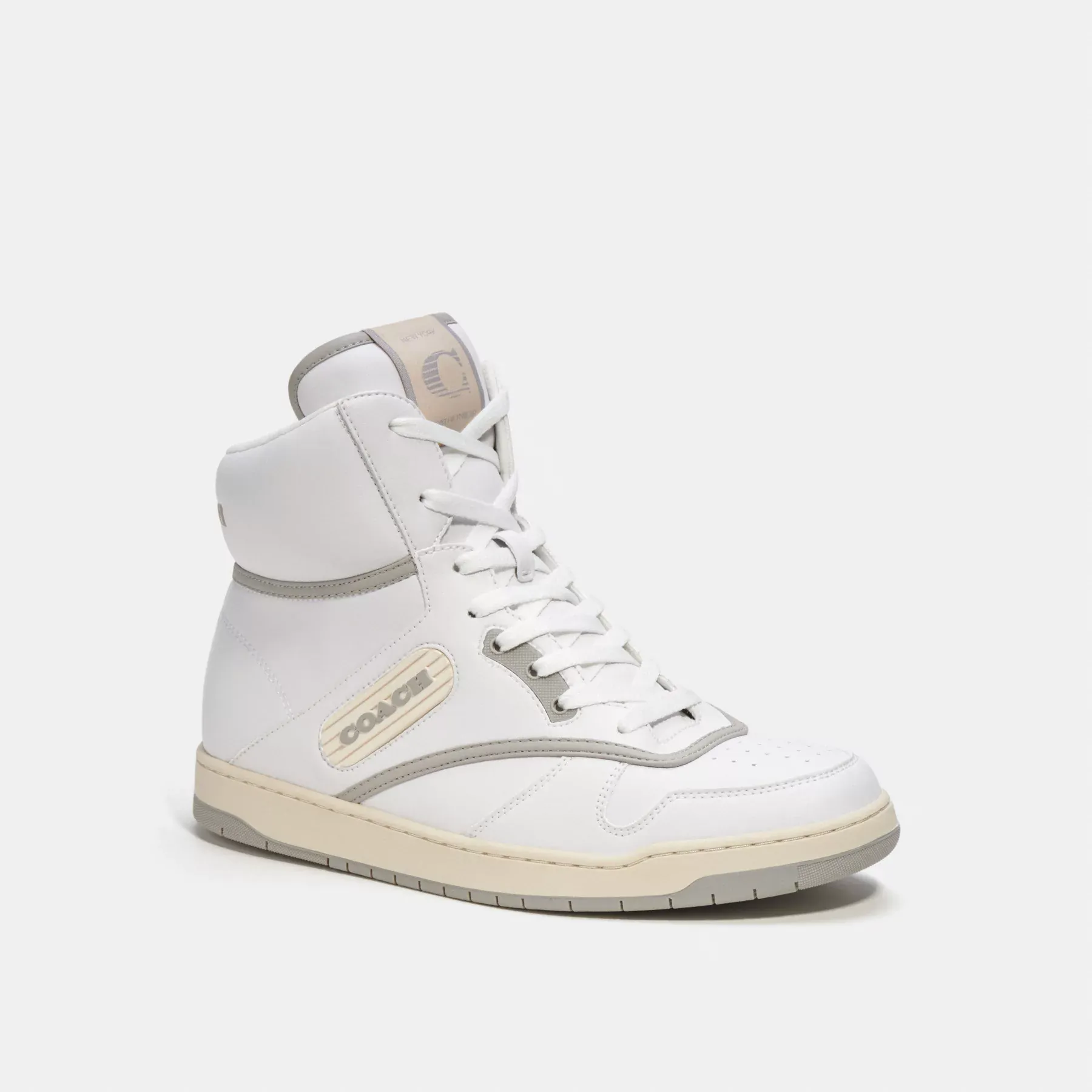 C202 High Top Sneaker Optic White