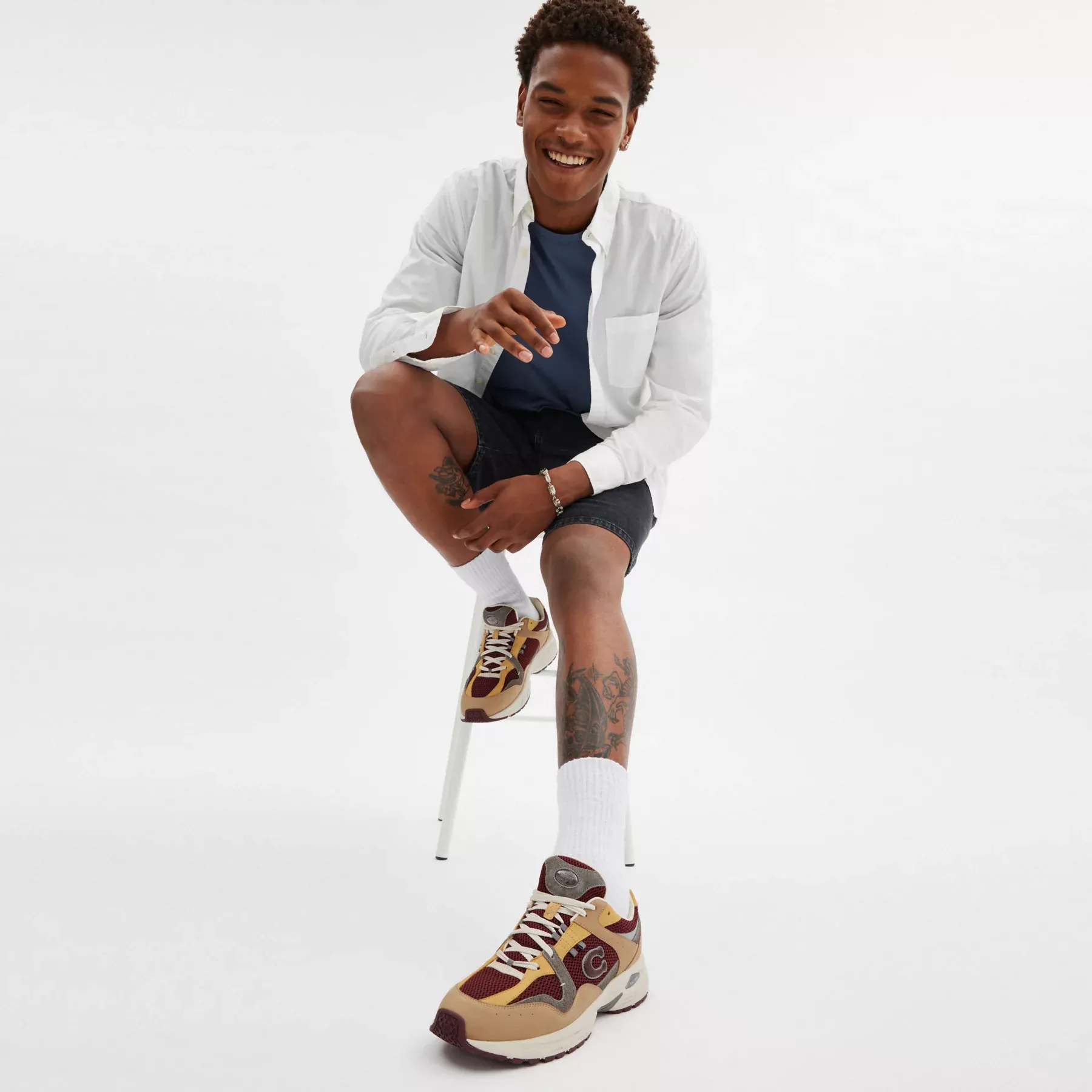 C301 Sneaker Taupe/Merlot C301 Sneaker Taupe/Merlot