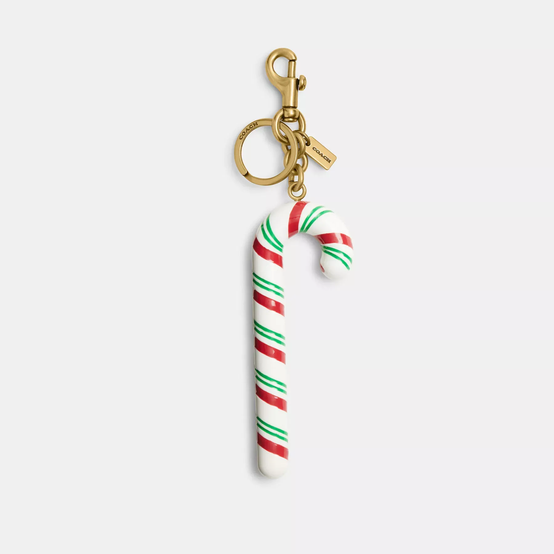 Candy Cane Bag Charm Multi
