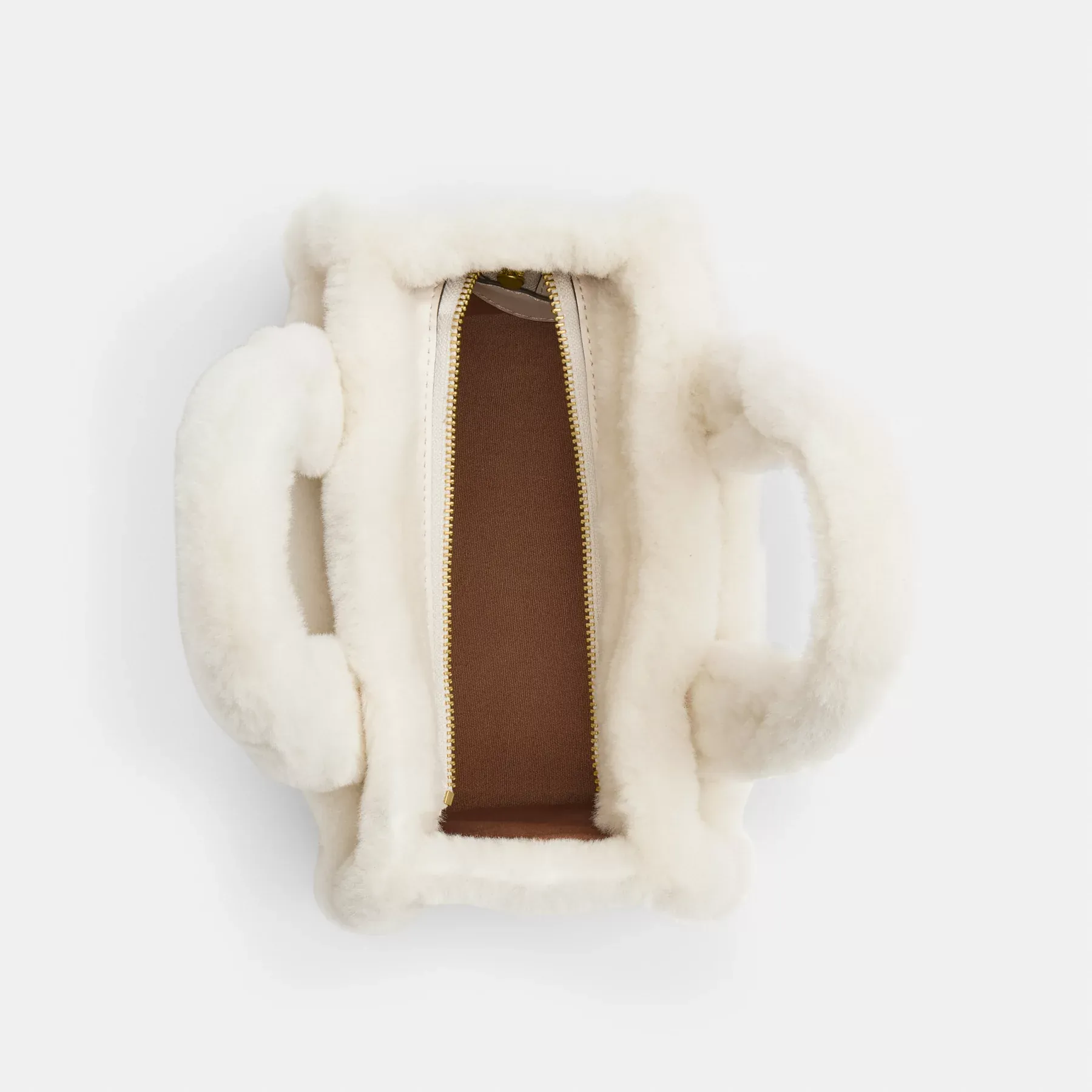 Cargo Tote Bag 20 In Shearling Chalk Cargo Tote Bag 20 In Shearling Chalk