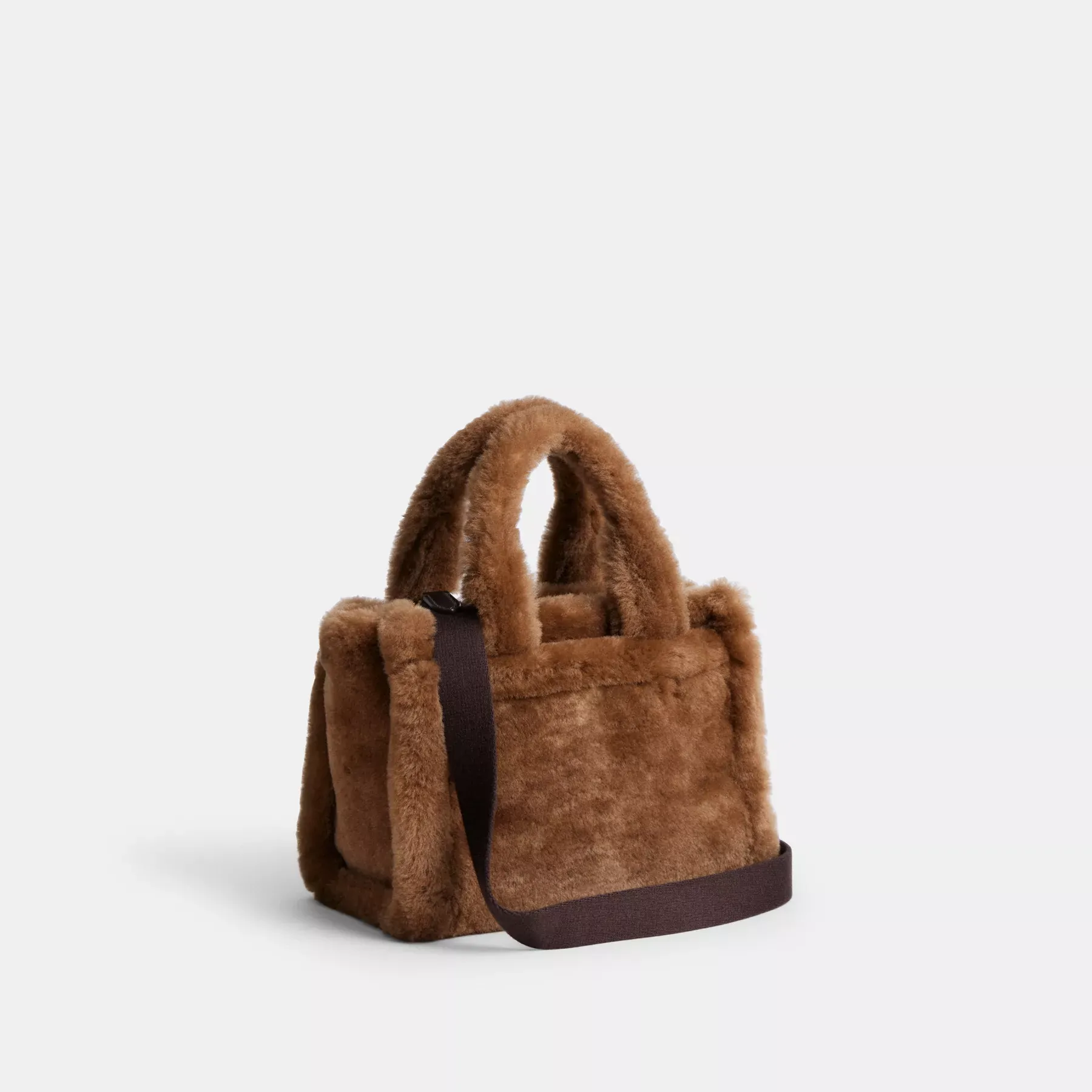 Cargo Tote Bag 20 In Shearling Teddy