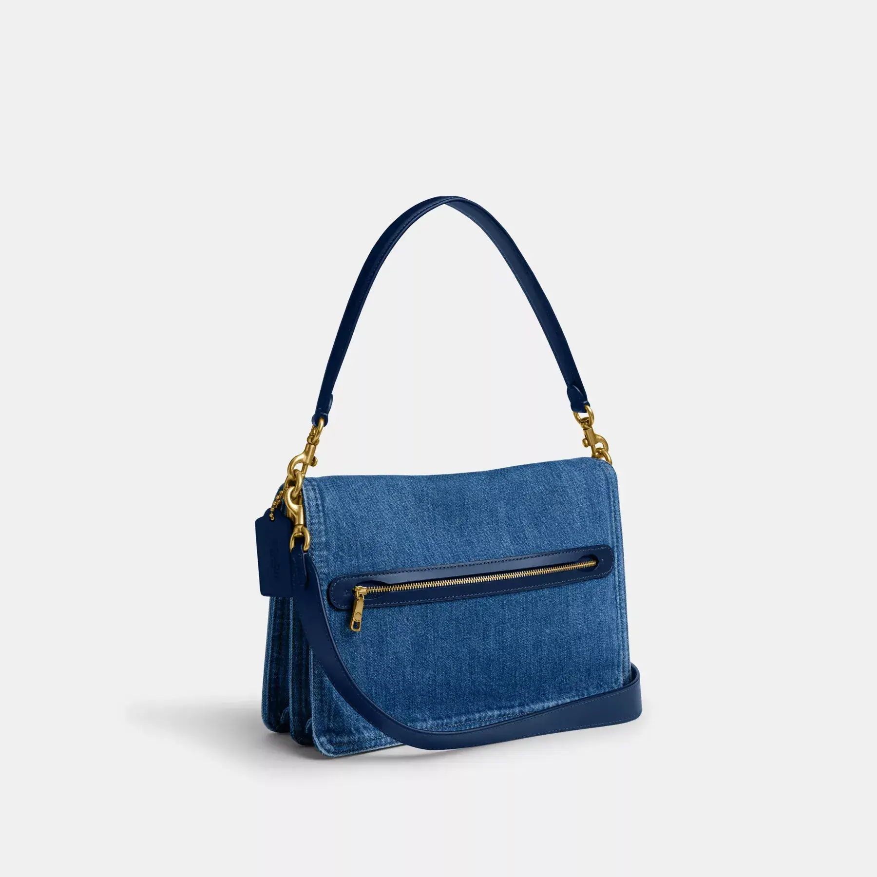 Chain Tabby Shoulder Bag 30 Deep Blue