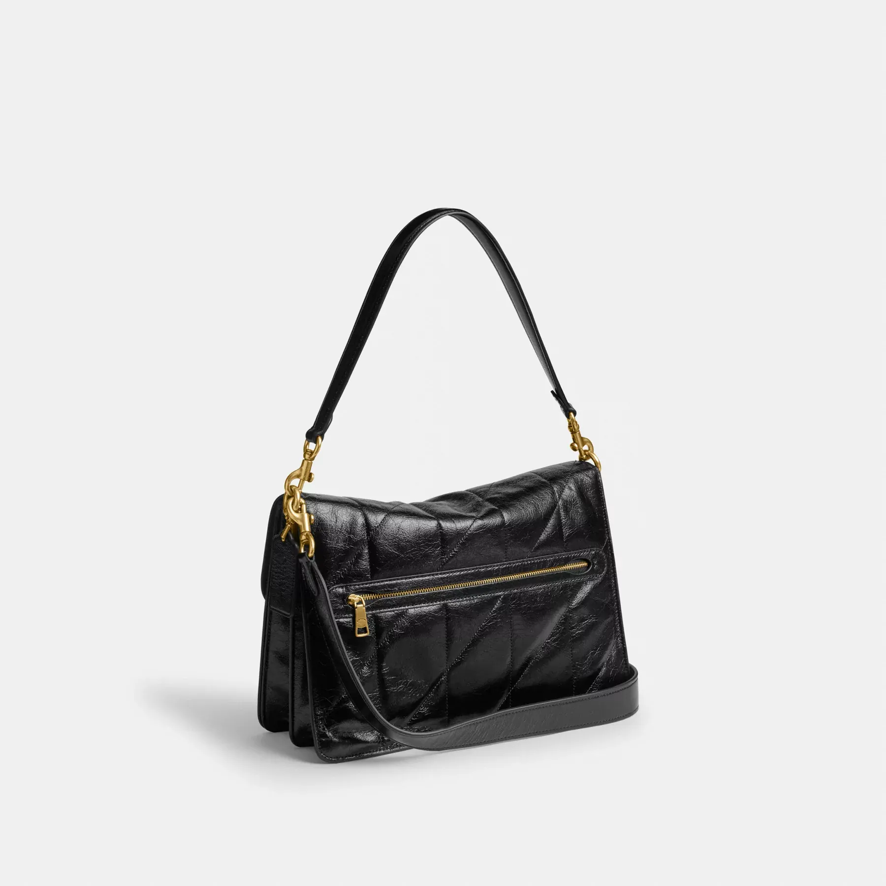 Chain Tabby Shoulder Bag 30 With Quilting Black