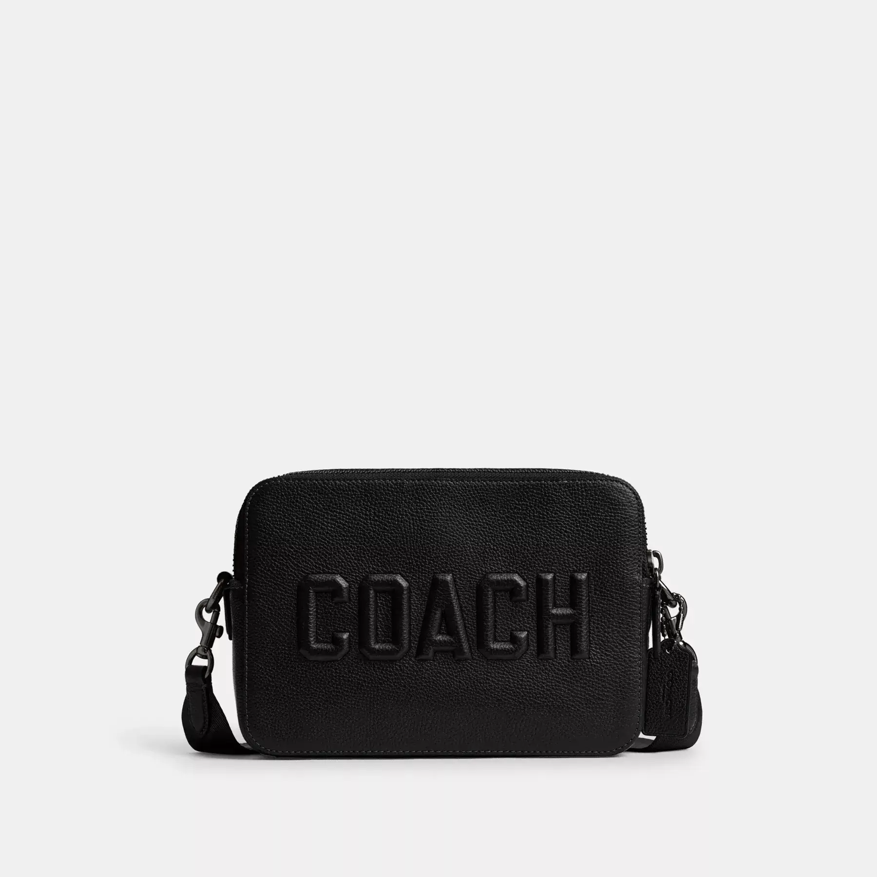Charter Crossbody Bag 24 With Coach Graphic Black