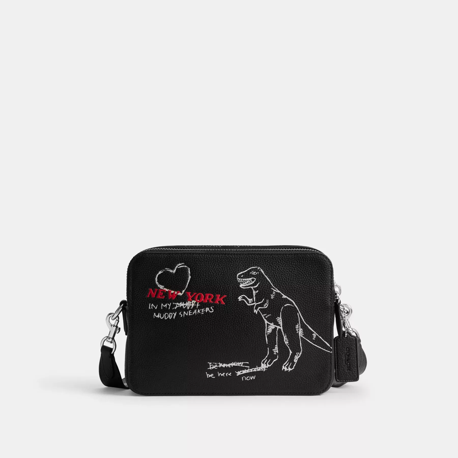 Charter Crossbody Bag 24 With Sketch Print Black Multi