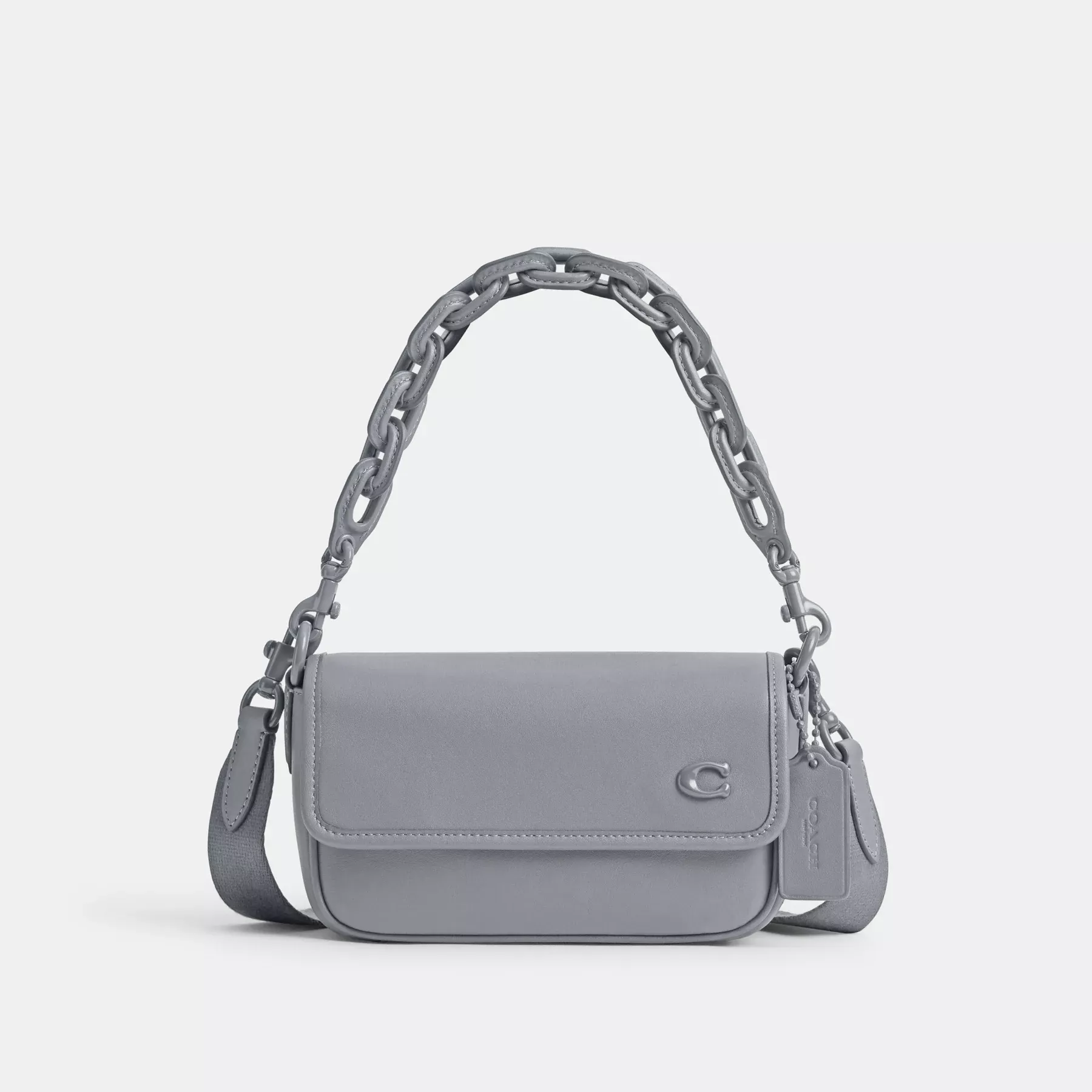 Charter Flap Crossbody 18 Grey Blue