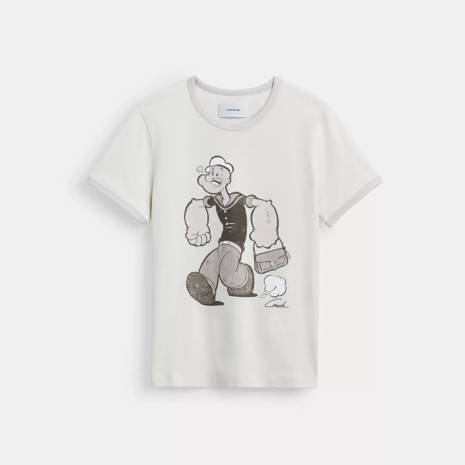 Coach X Popeye Ringer T-Shirt Grey