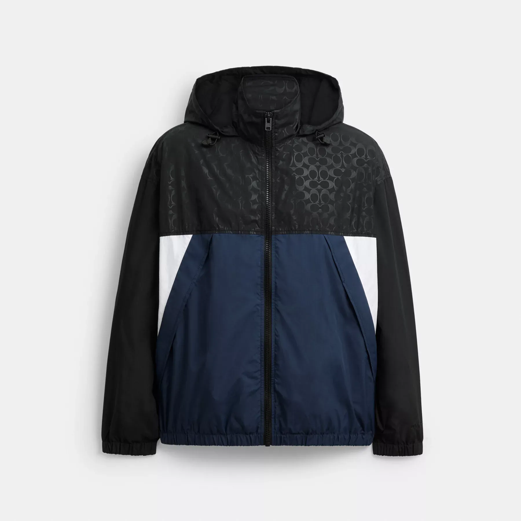 Colorblock Windbreaker Navy/Black