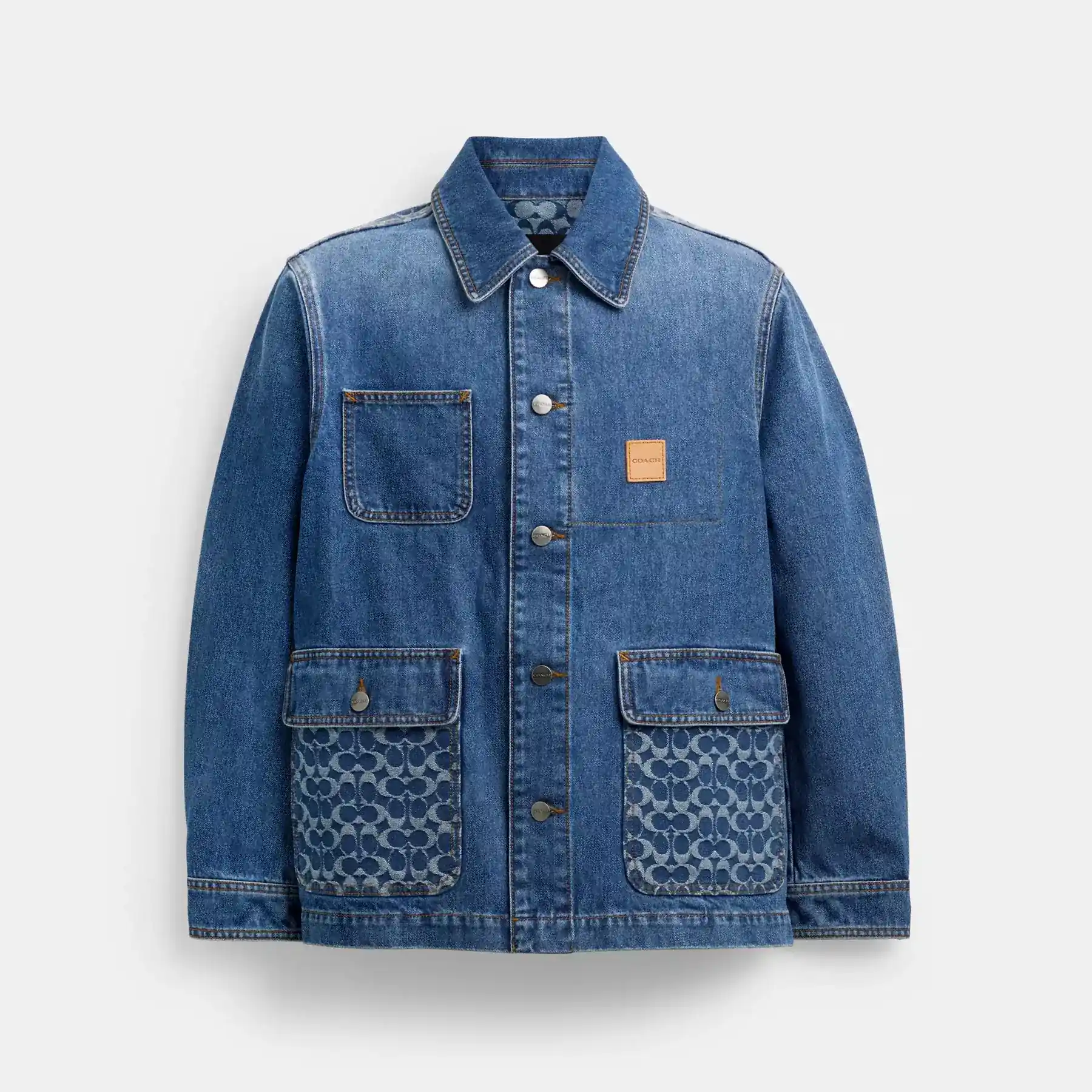 Denim Chore Coat Medium Wash