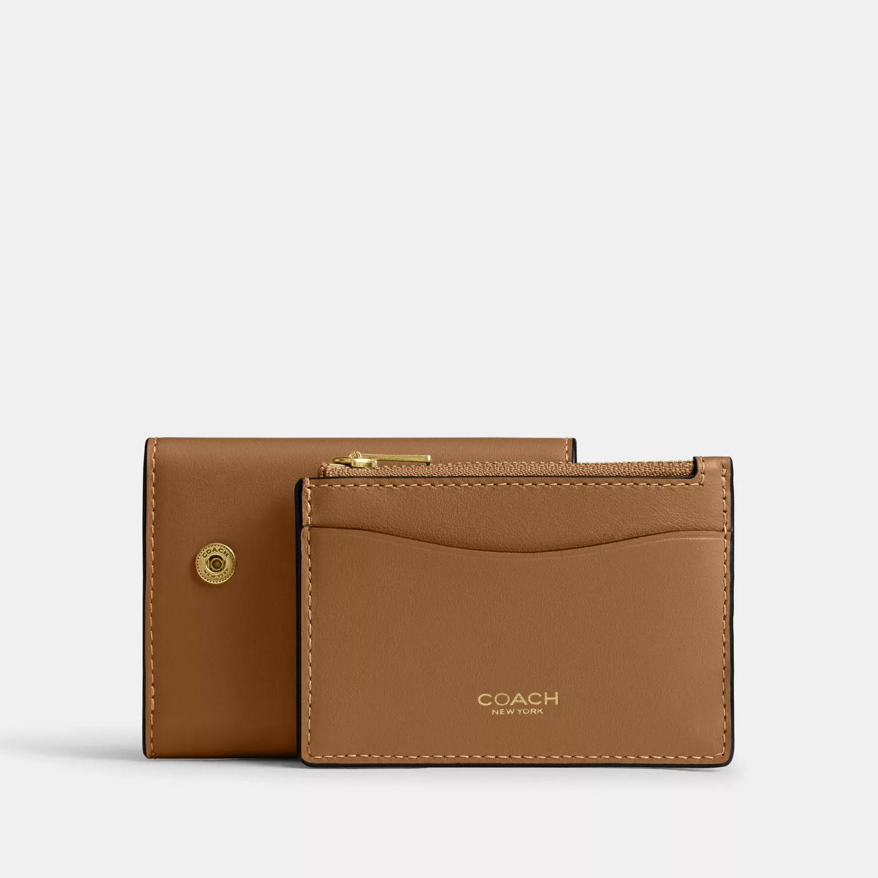 Essential Card Holder Wallet Honey Brown