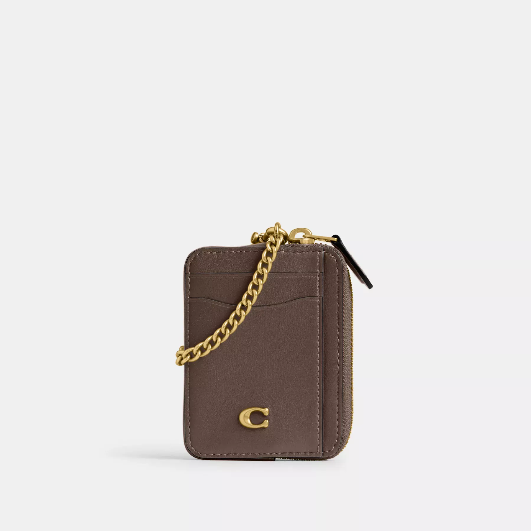 Essential Chain Card Case Dark Stone
