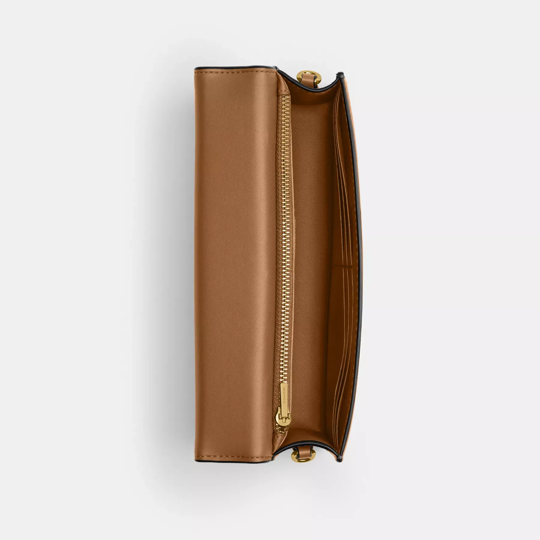 Essential Long Wallet On A Chain Honey Brown Essential Long Wallet On A Chain Honey Brown