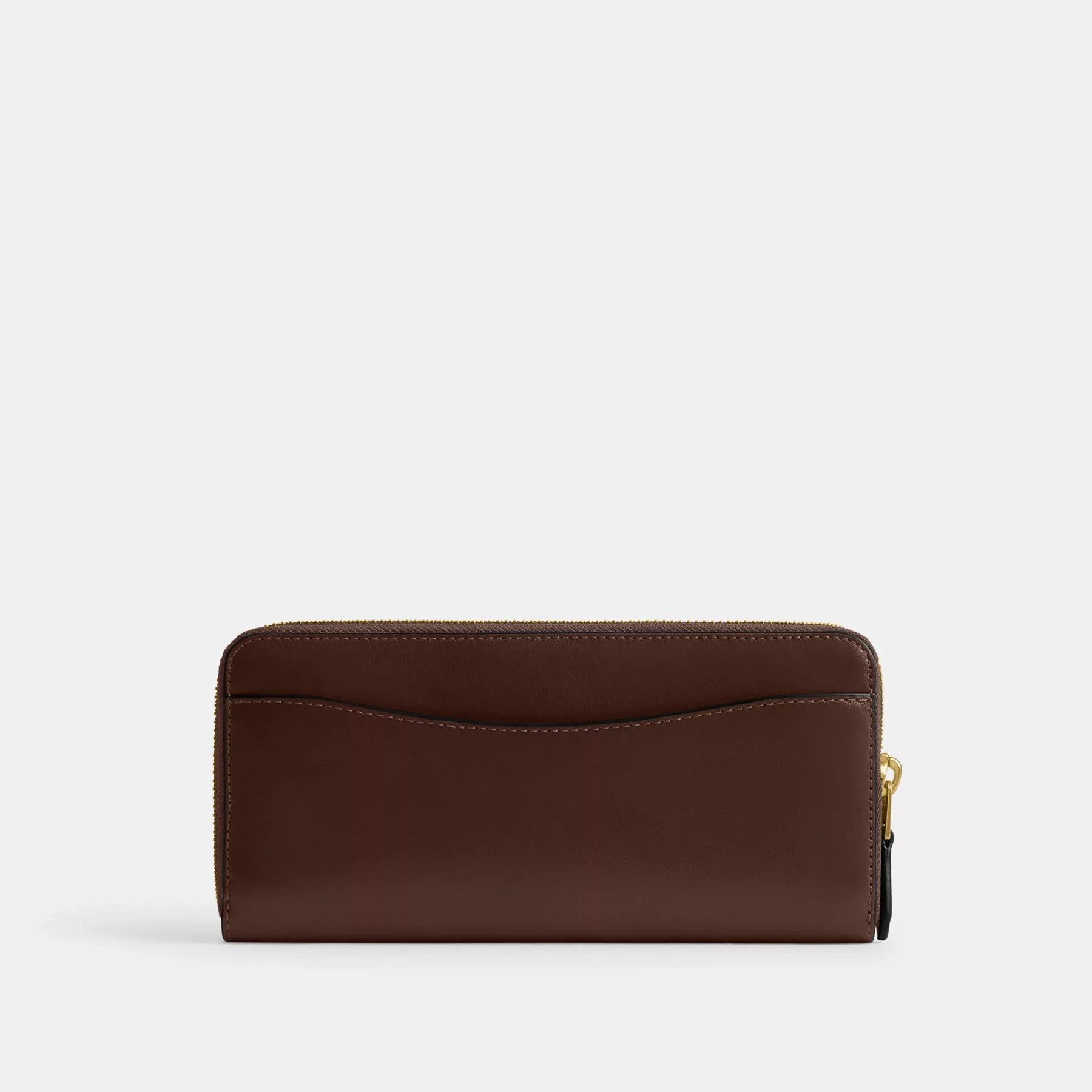 Essential Slim Accordion Zip Wallet Maple