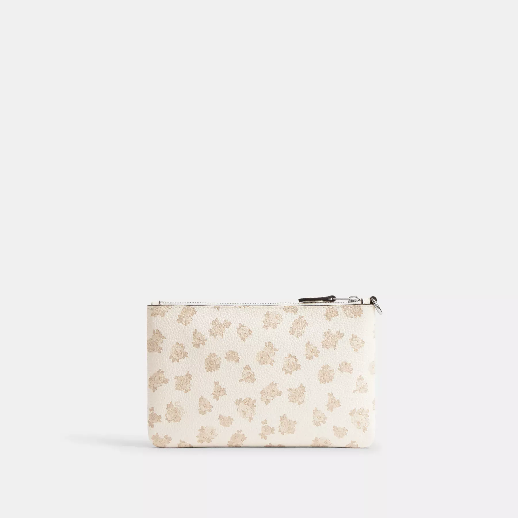 Essential Small Wristlet With Floral Print Chalk Multi