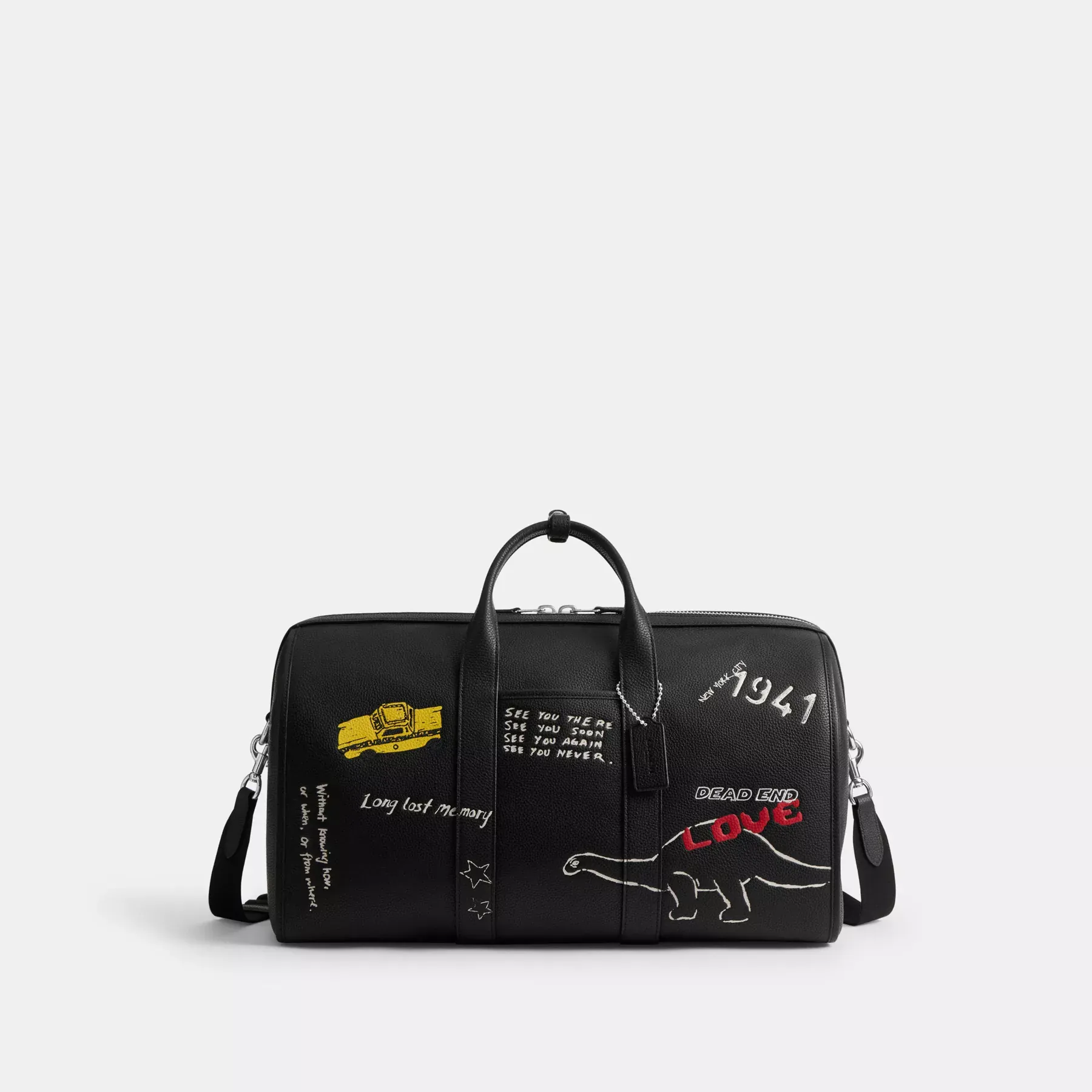 Gotham Duffle 45 With Sketch Print Black Multi