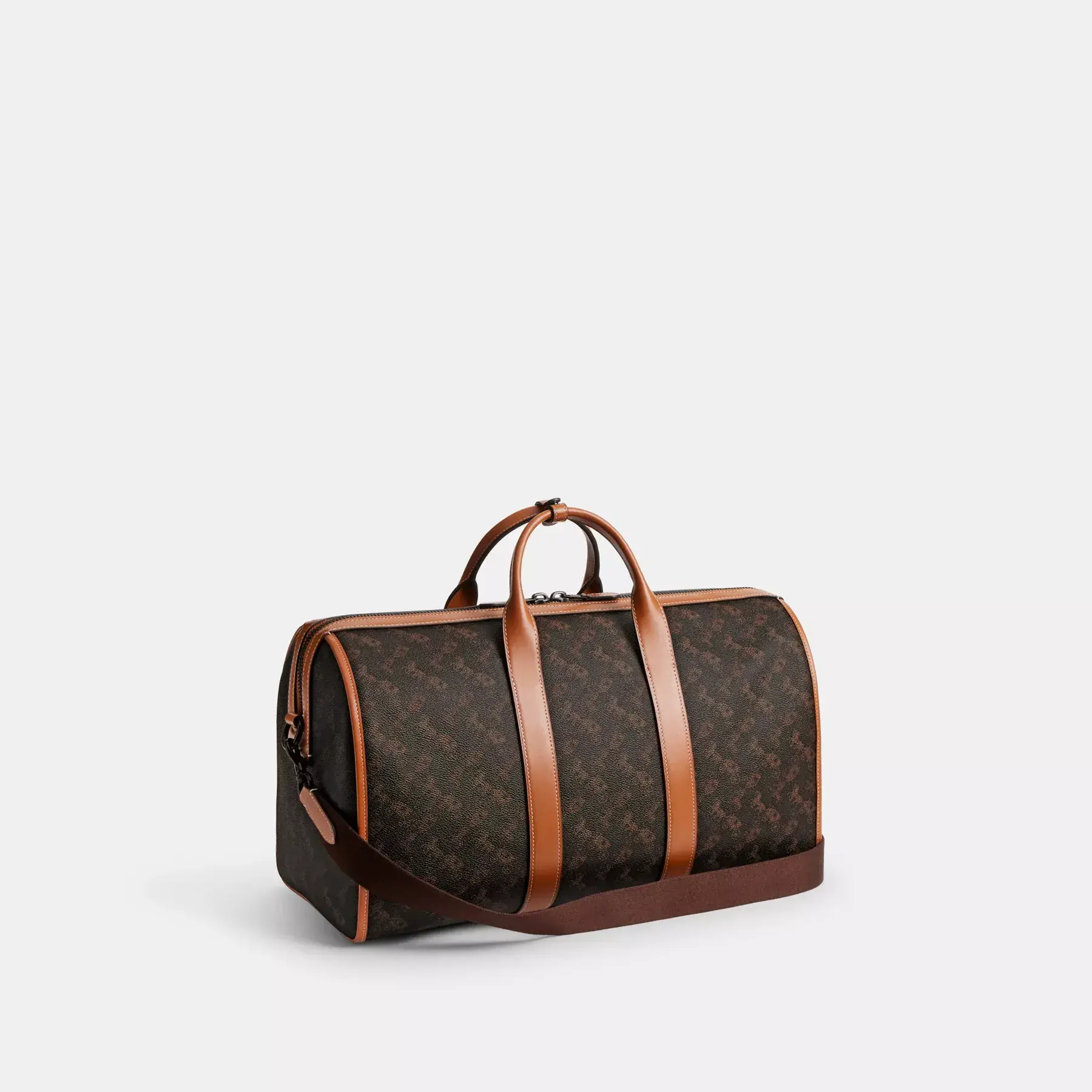 Gotham Duffle Bag 45 With Horse And Carriage Print Truffle