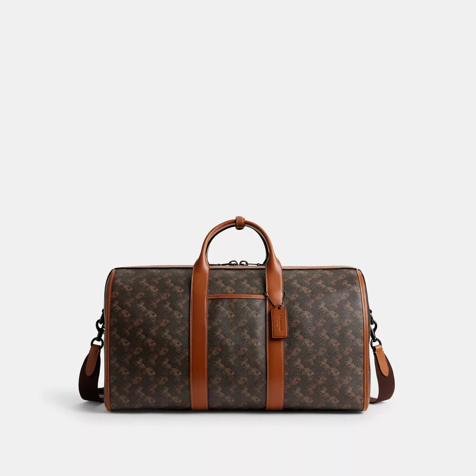 Gotham Duffle Bag 45 With Horse And Carriage Print Truffle