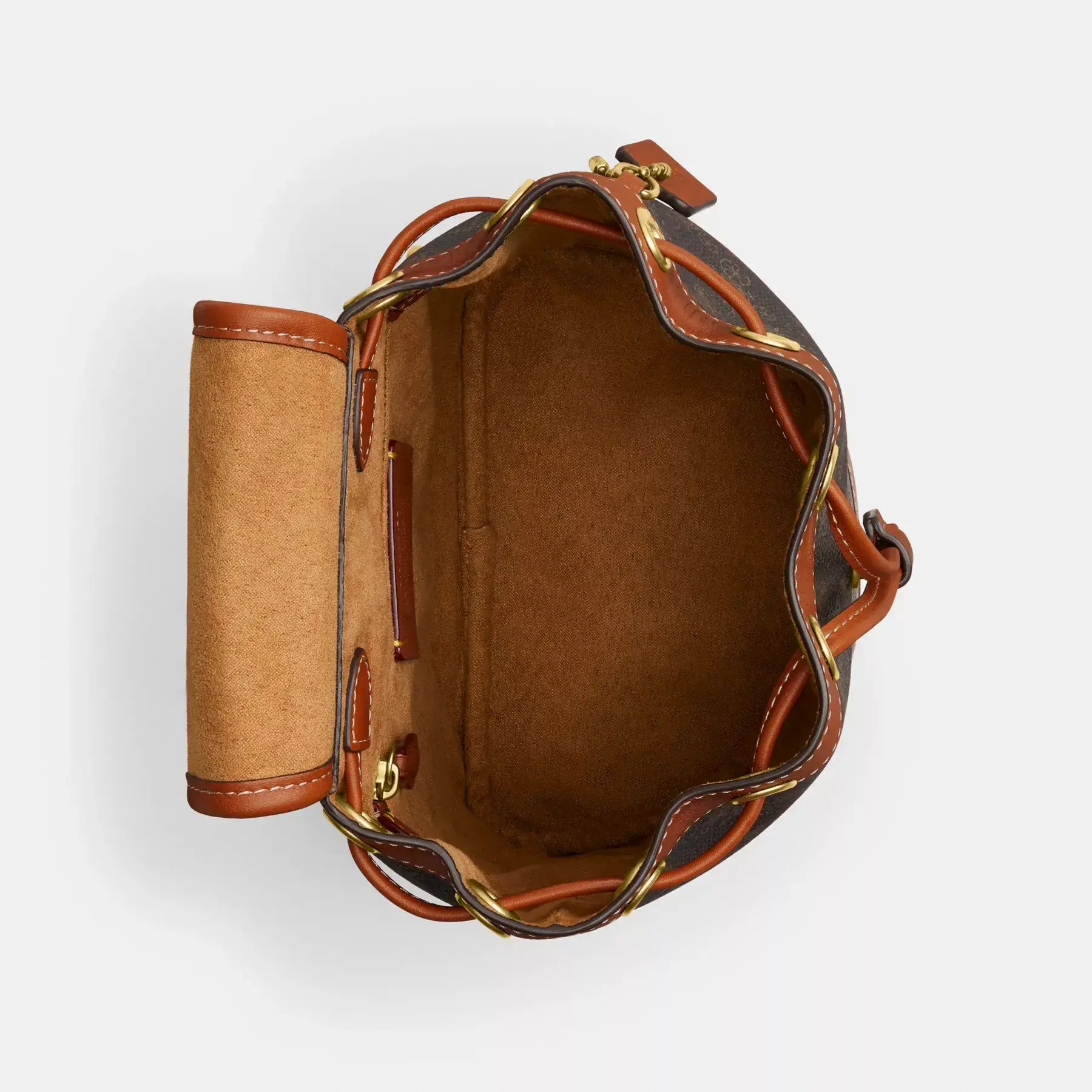 Harper Backpack With Horse And Carriage Print Truffle Burnished Amber Harper Backpack With Horse And Carriage Print Truffle Burnished Amber