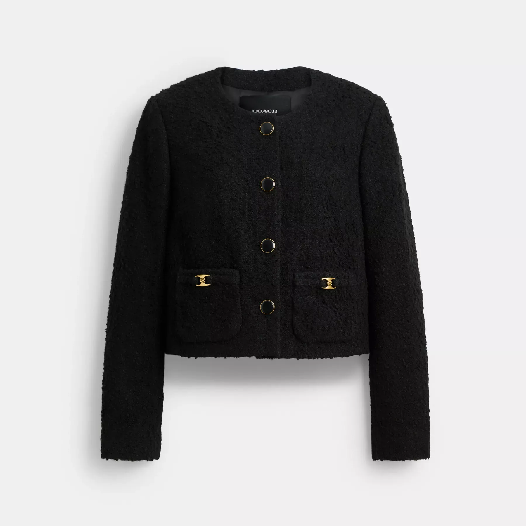 Heritage C Boucle Jacket Black