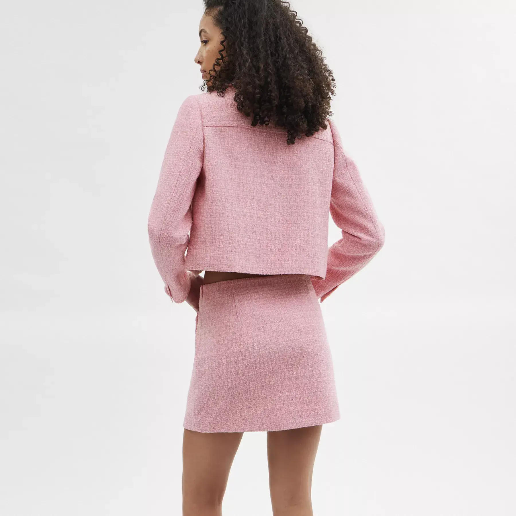 Heritage C Tweed Skirt Pink Heritage C Tweed Skirt Pink
