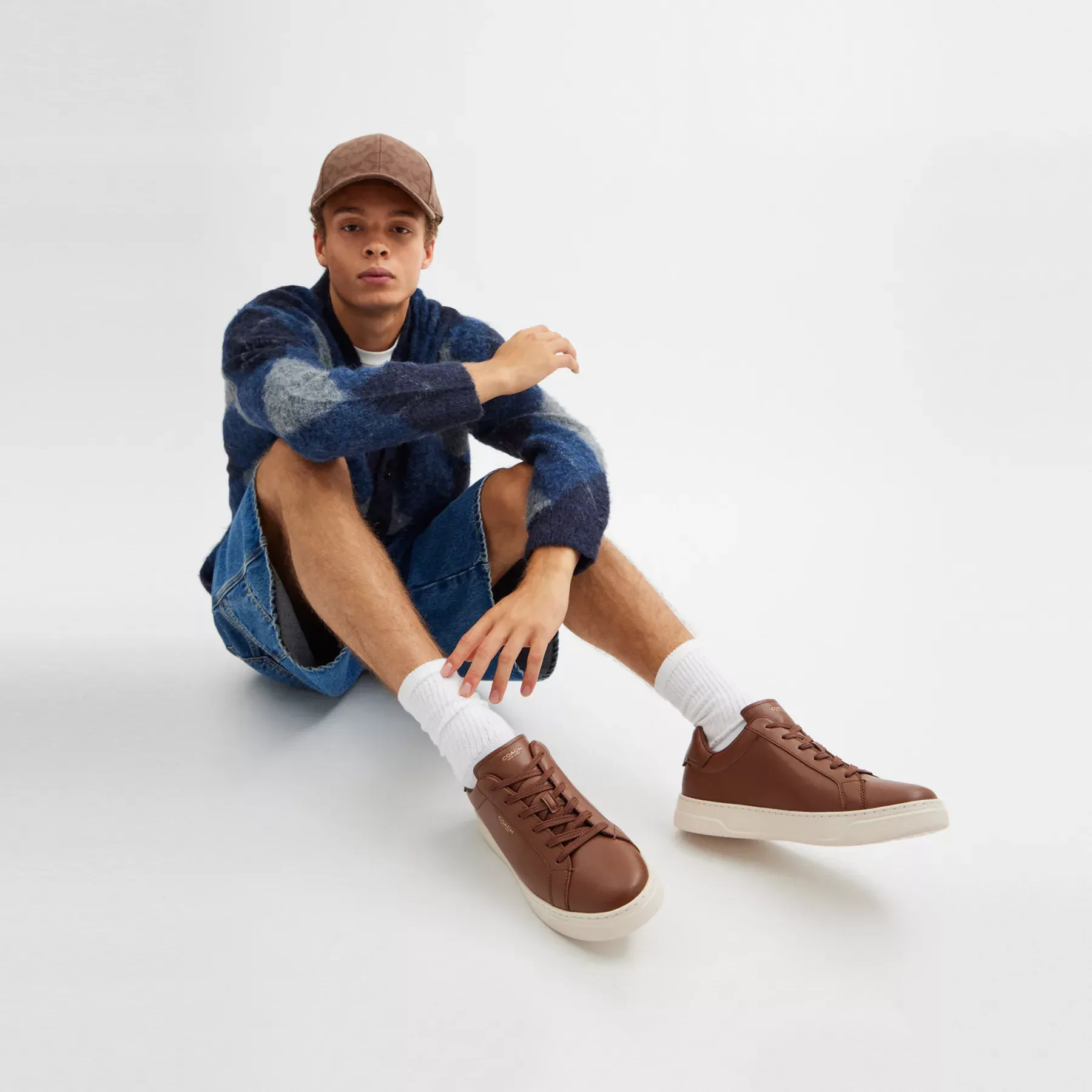 High Line Sneaker Dark Saddle High Line Sneaker Dark Saddle