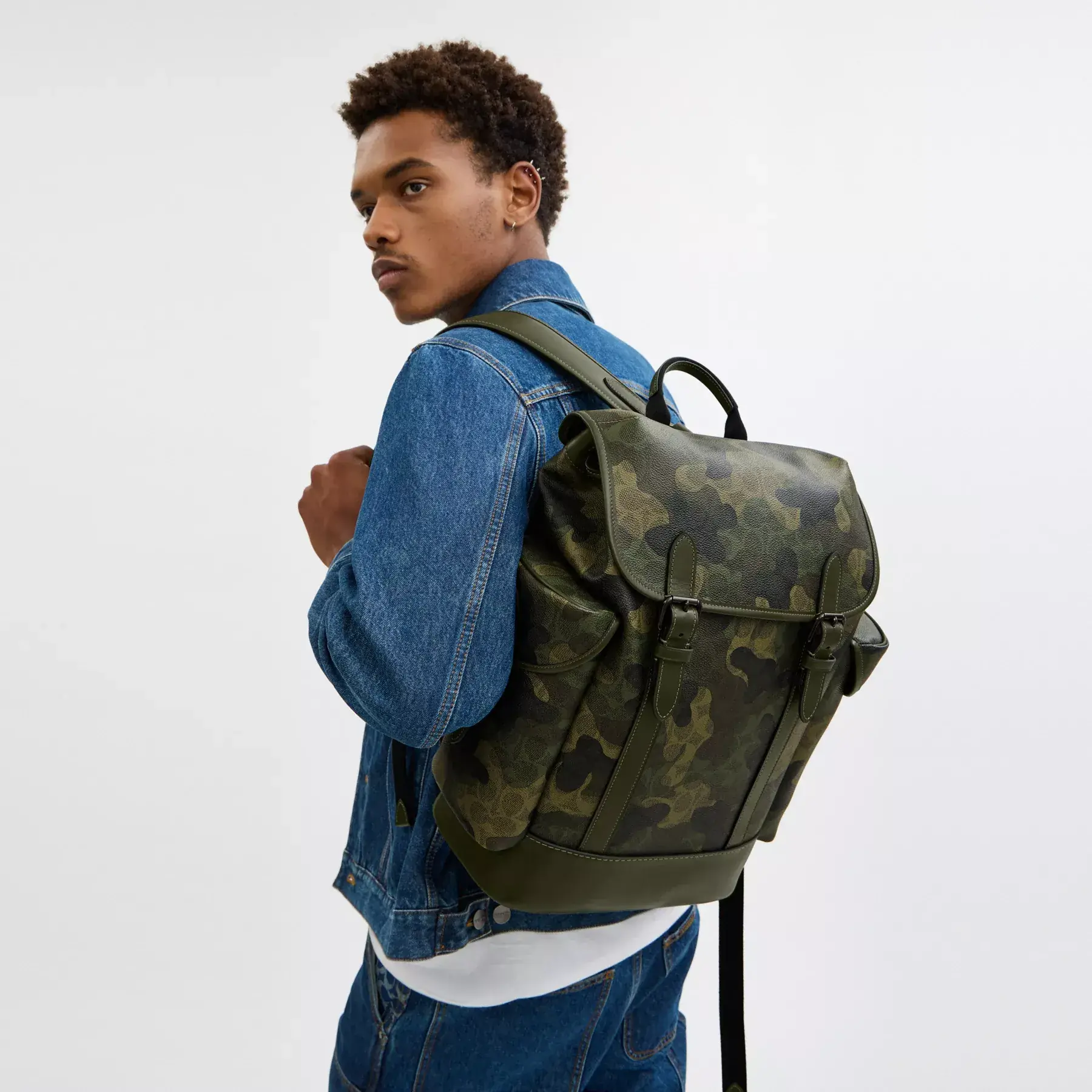 Hitch Backpack In Signature Camo Print Signature Camo Hitch Backpack In Signature Camo Print Signature Camo