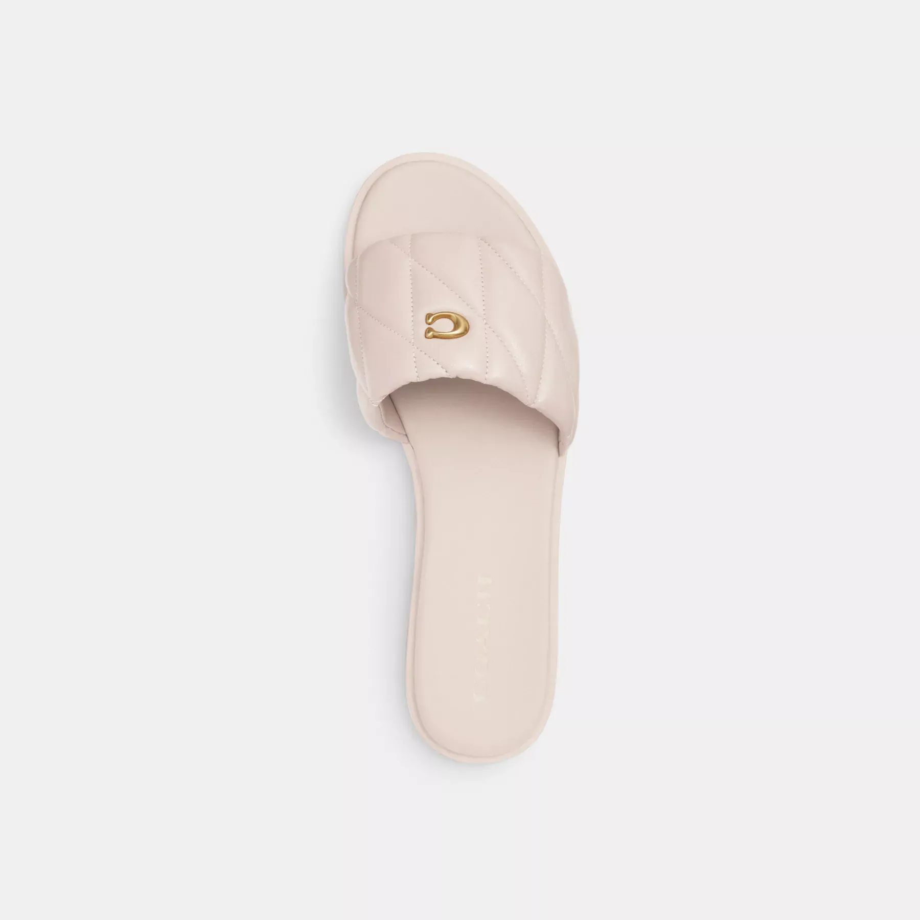 Holly Sandal With Quilting Blush Holly Sandal With Quilting Blush