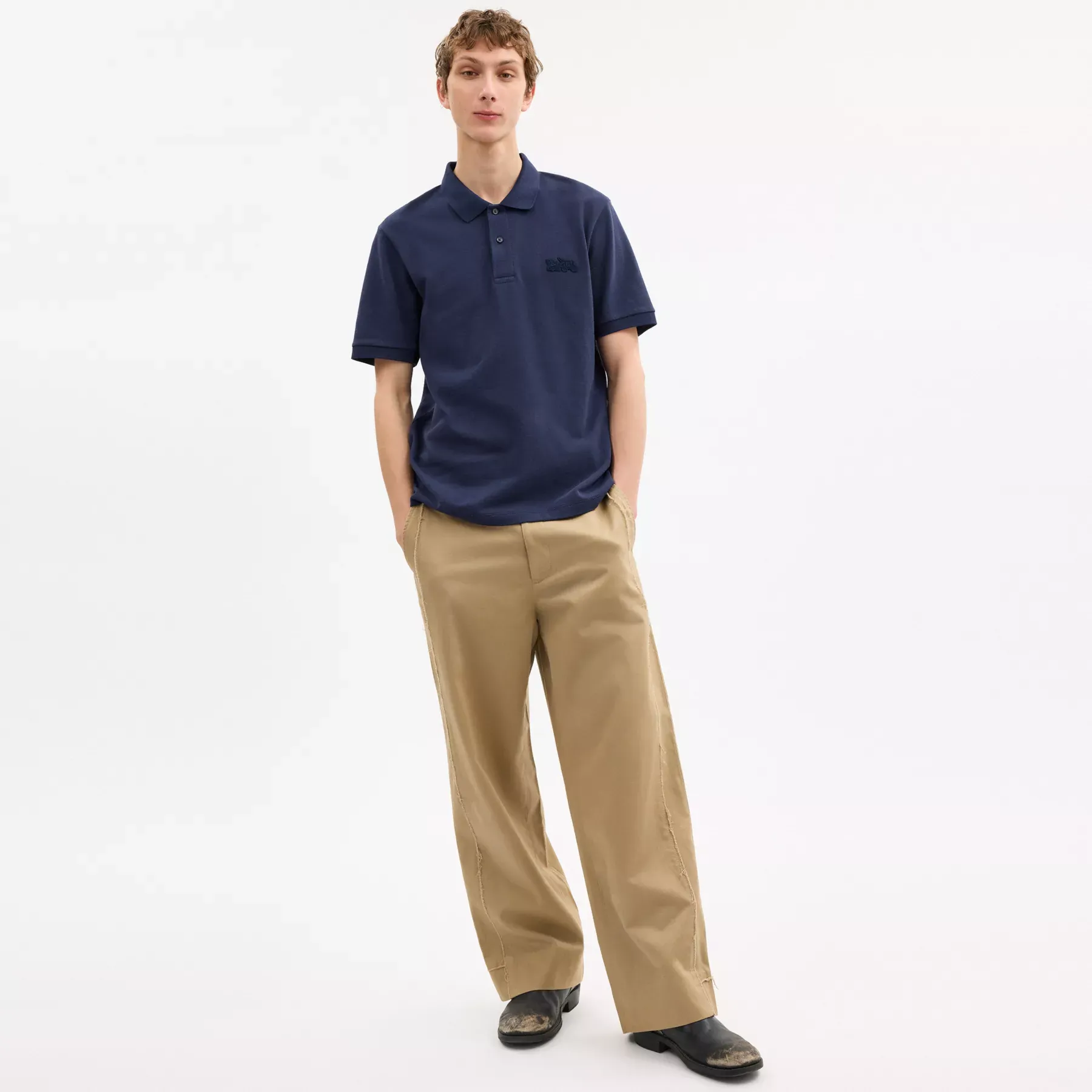 Horse And Carriage Classic Polo Navy Blue