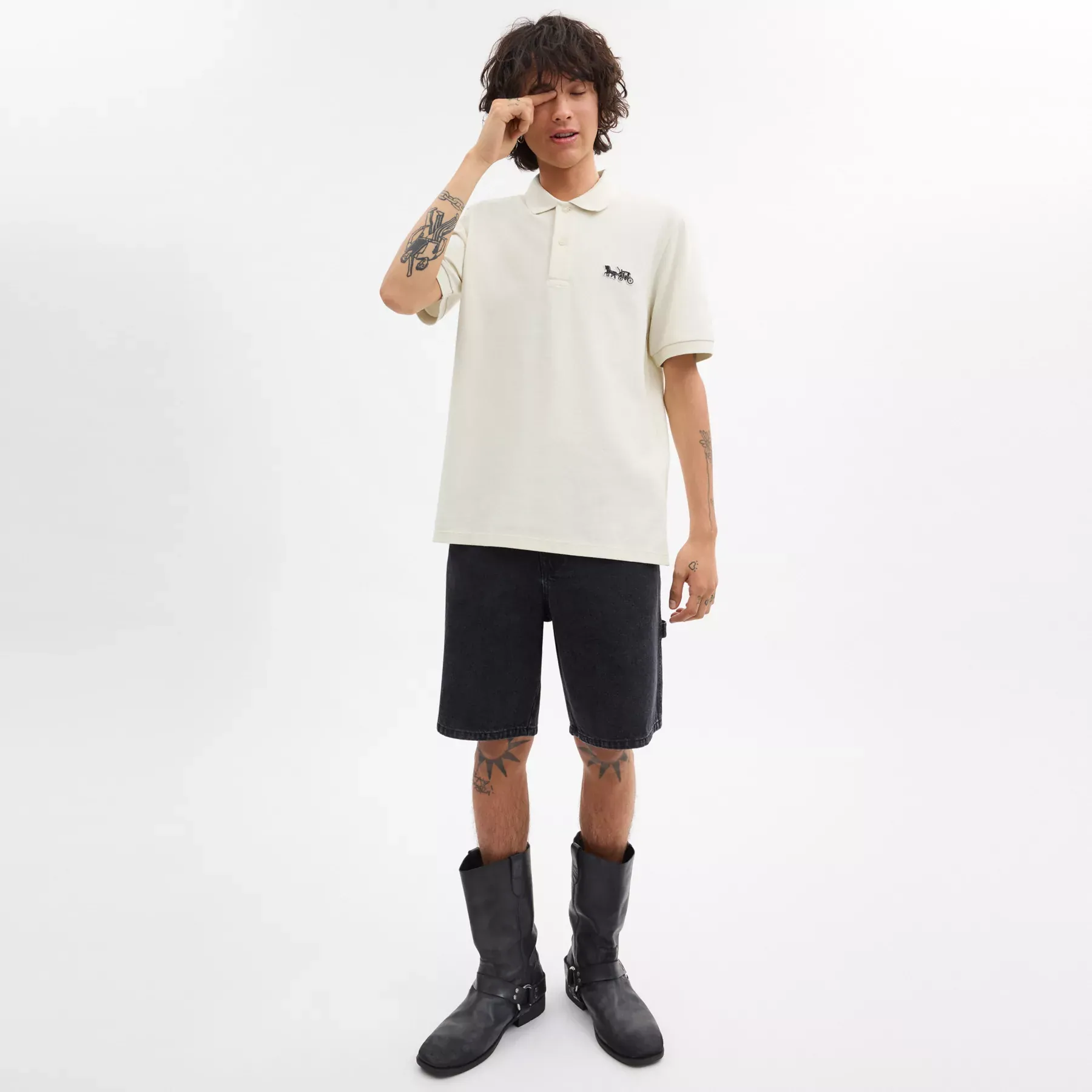 Horse And Carriage Classic Polo White