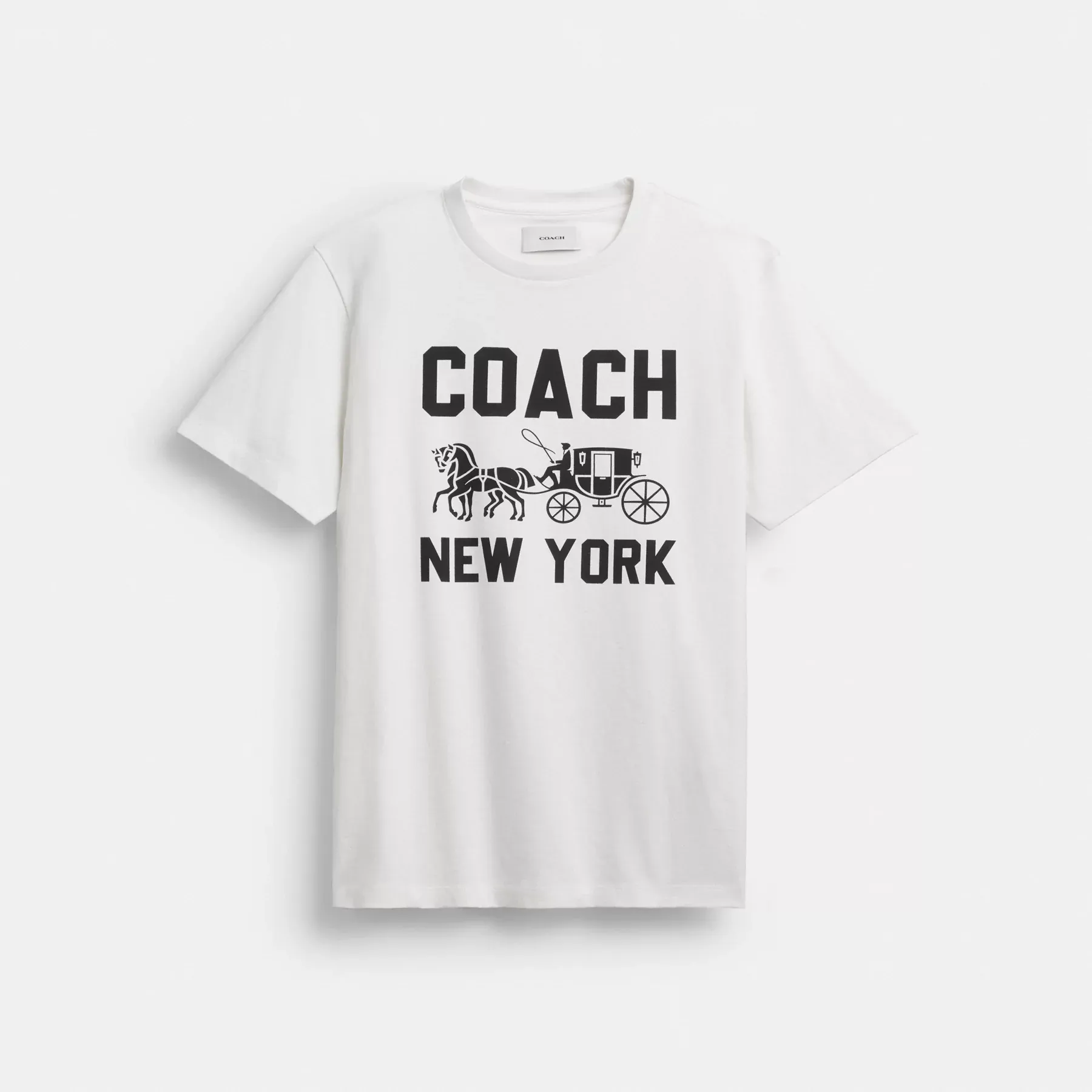 Horse And Carriage T-Shirt White