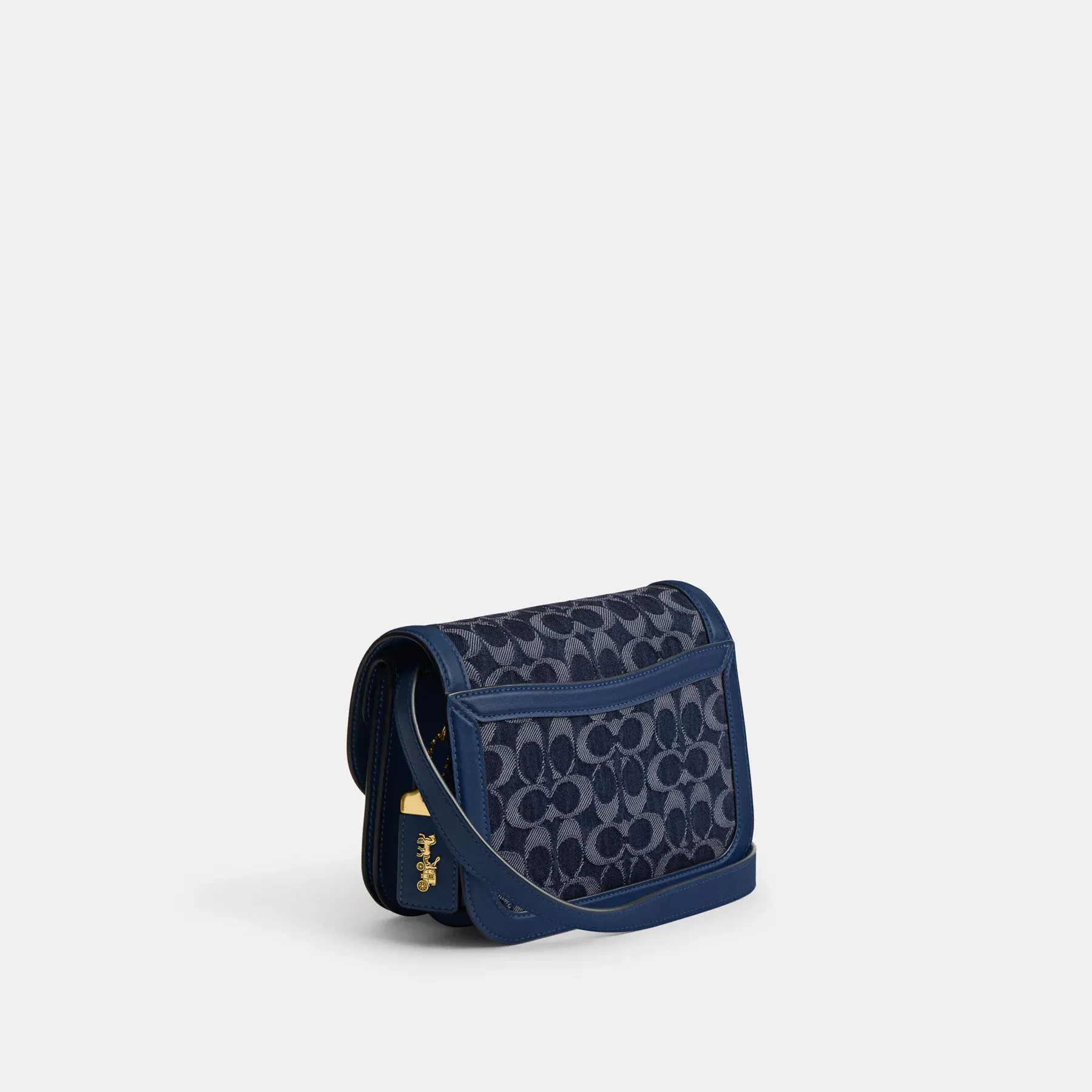 Idol Bag In Signature Denim Deep Blue Multi