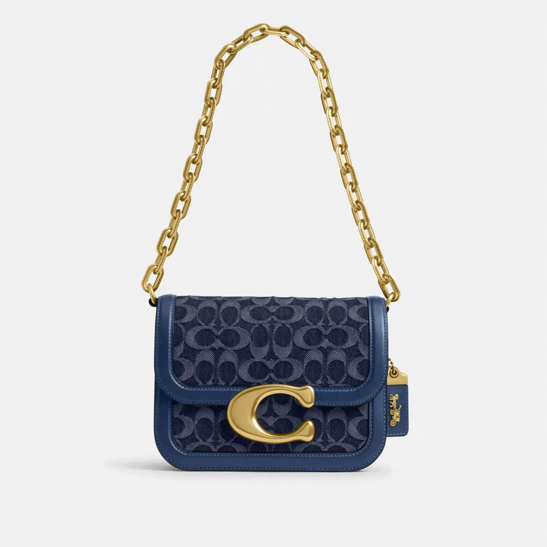 Idol Bag In Signature Denim Deep Blue Multi