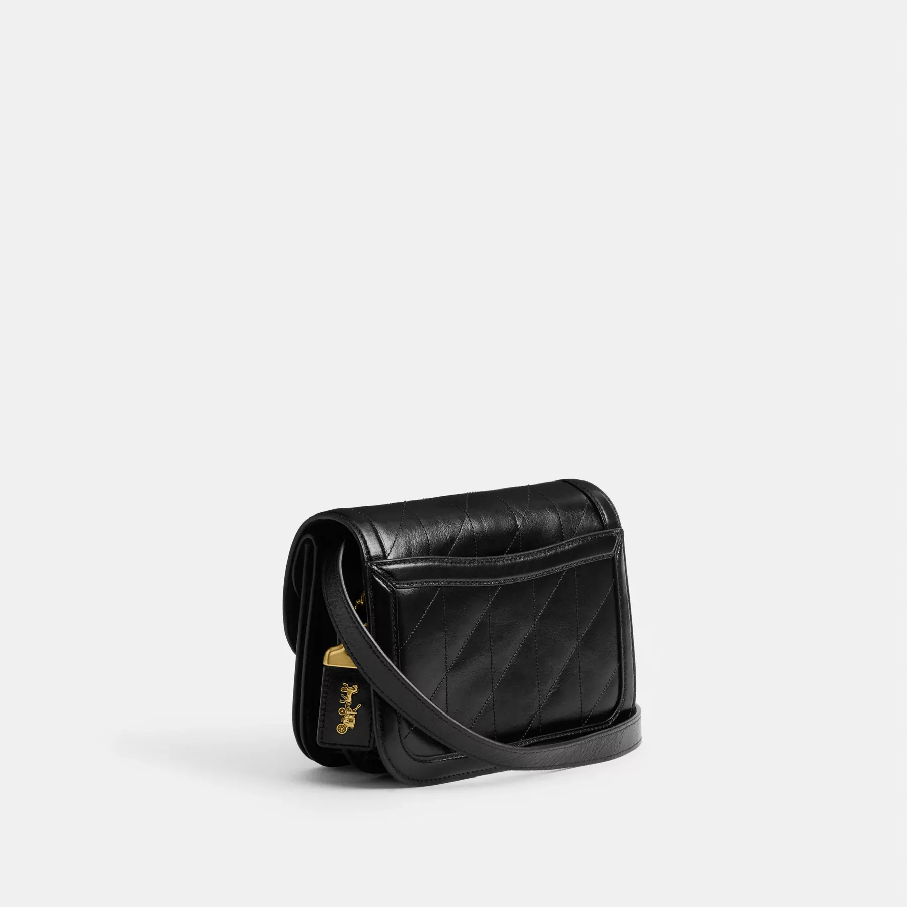 Idol Bag With Quilting Black