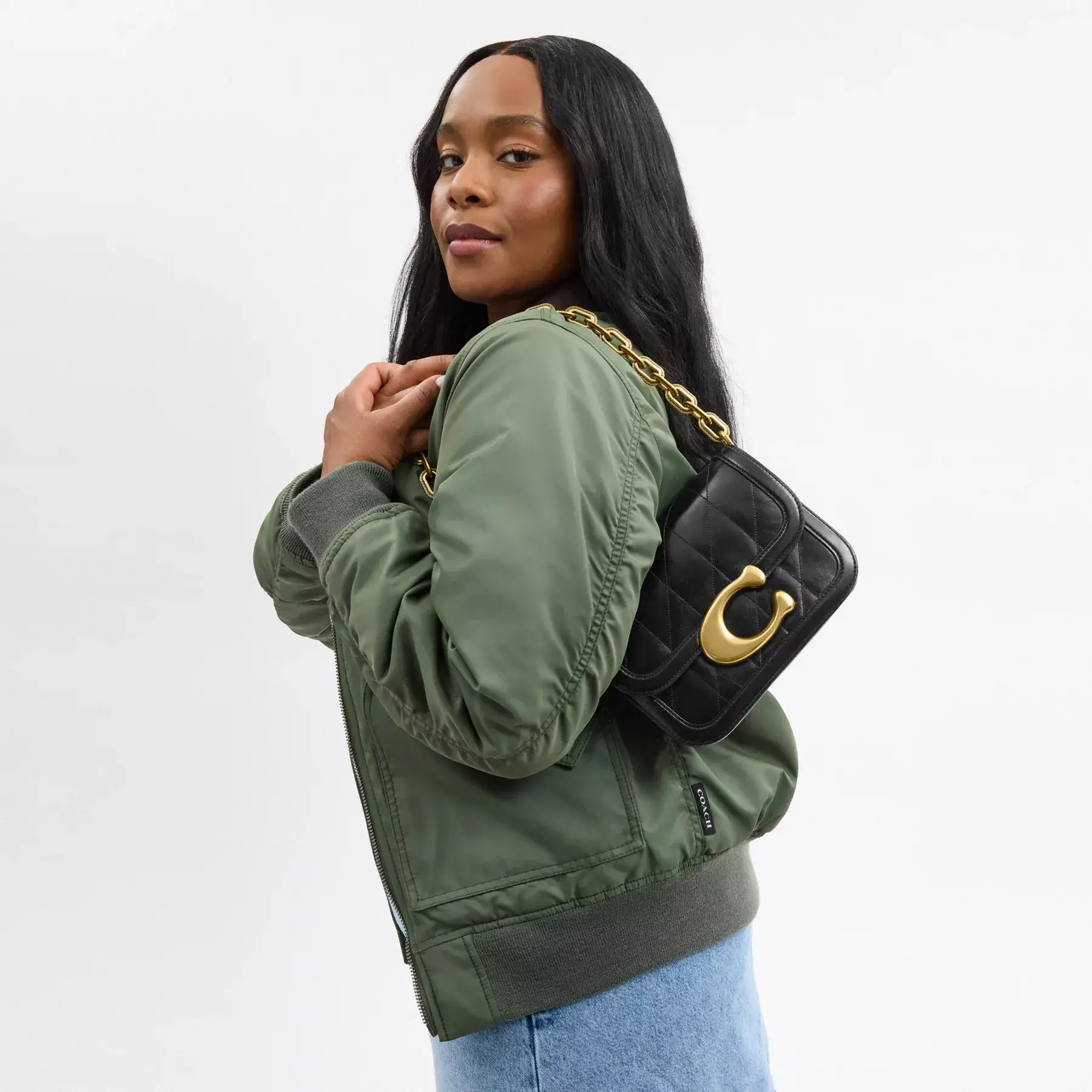 Idol Bag With Quilting Black Idol Bag With Quilting Black