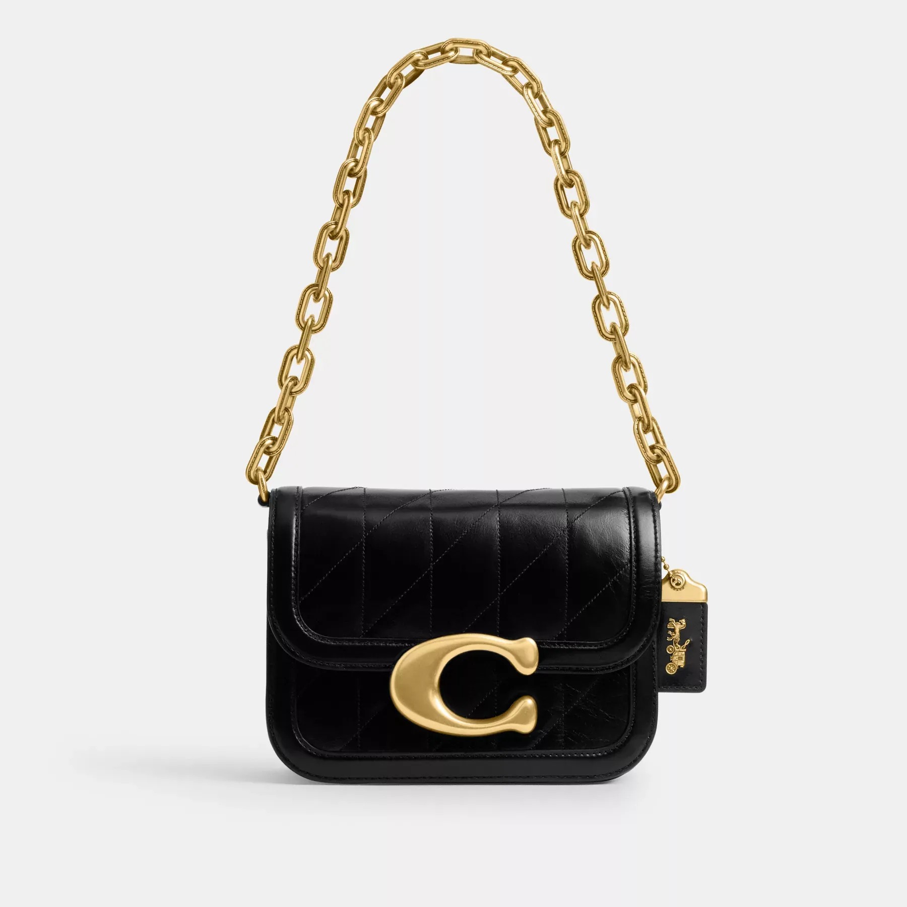 Idol Bag With Quilting Black