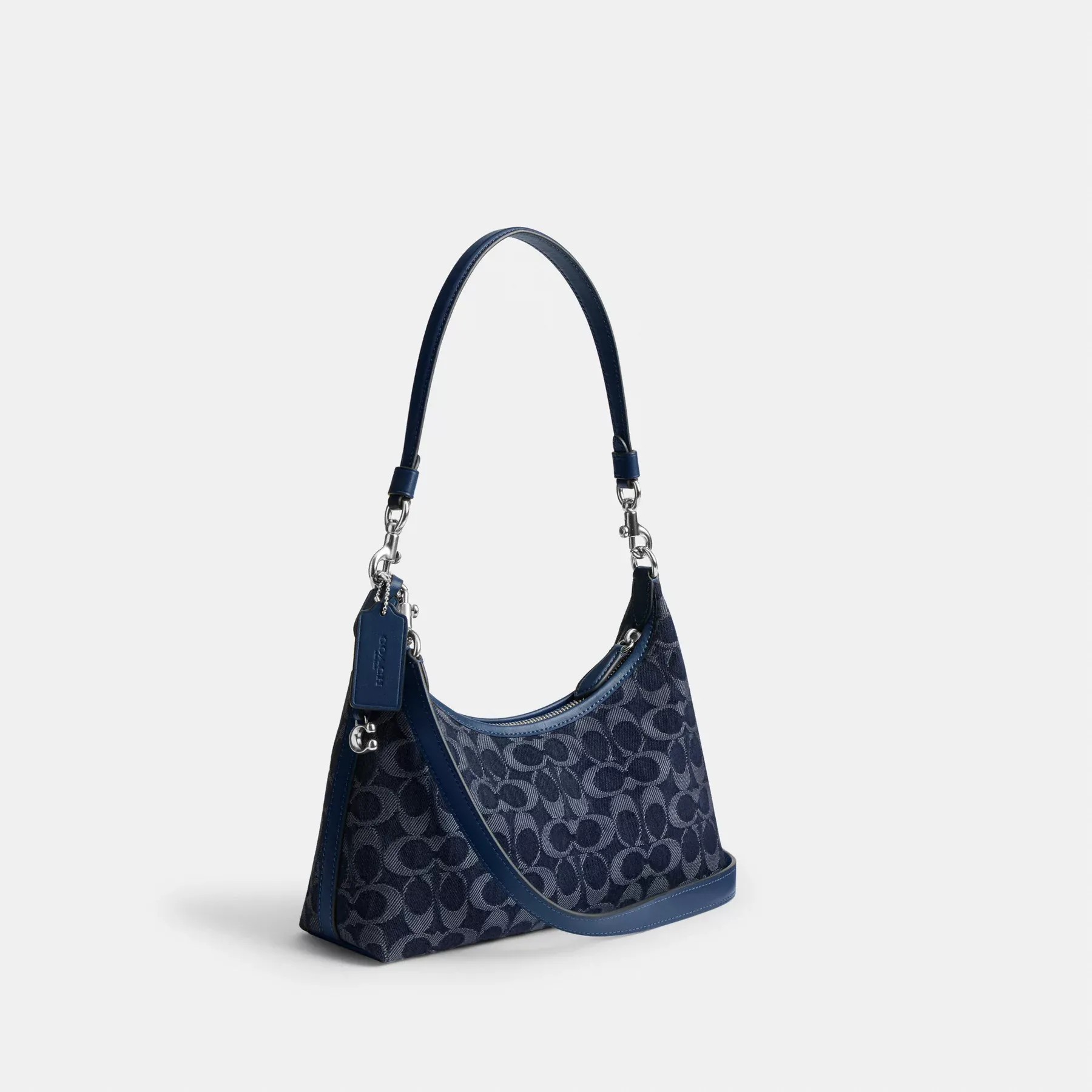 Juliet Shoulder Bag 25 In Signature Denim Deep Blue Multi Juliet Shoulder Bag 25 In Signature Denim Deep Blue Multi