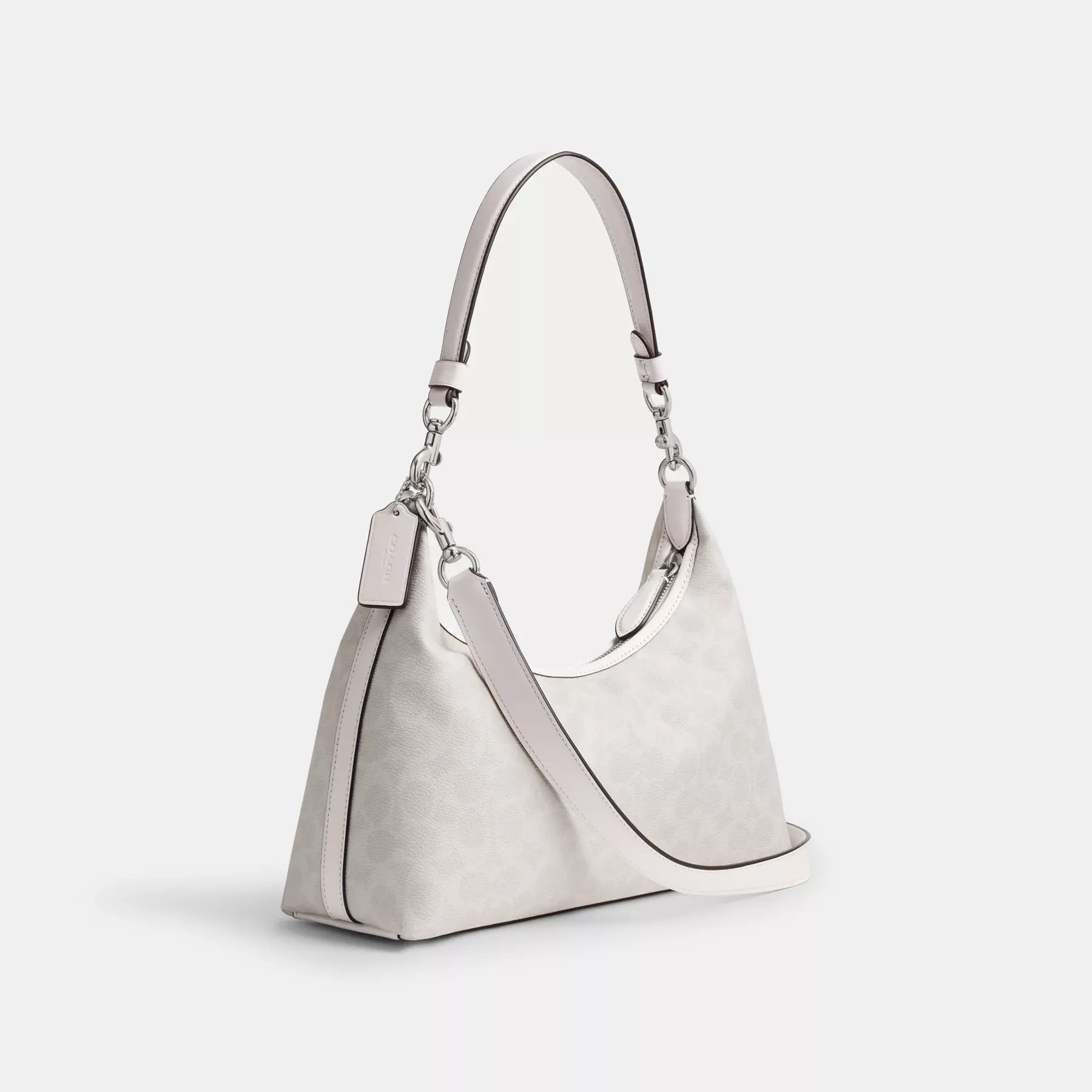 Juliet Shoulder Bag In Signature Canvas White Chalk Juliet Shoulder Bag In Signature Canvas White Chalk
