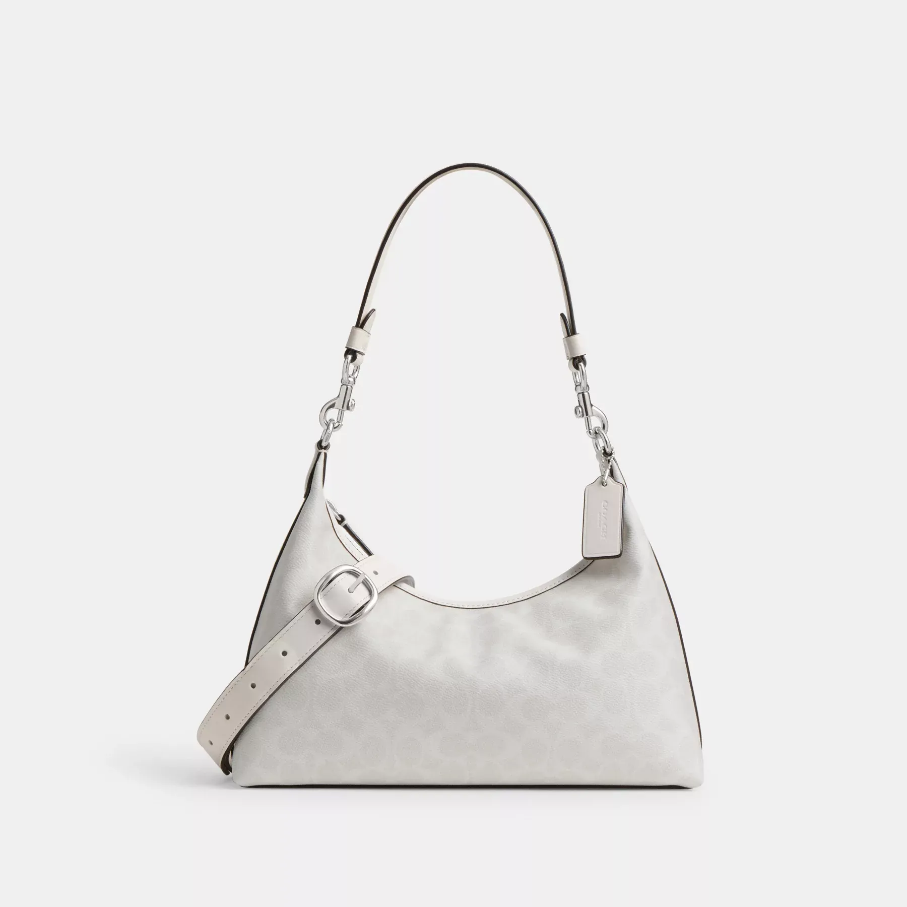 Juliet Shoulder Bag In Signature Canvas White Chalk Juliet Shoulder Bag In Signature Canvas White Chalk