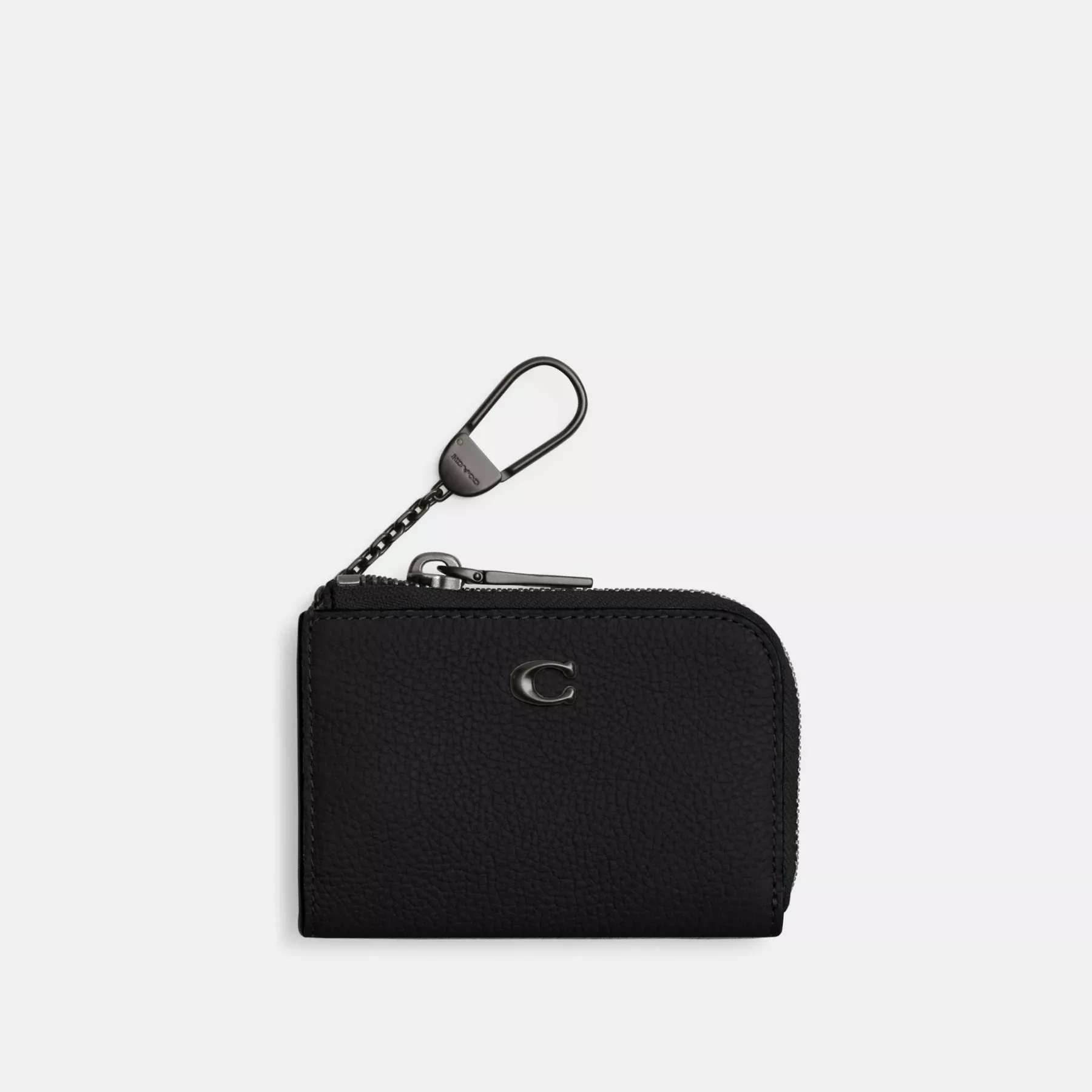 L-Zip Key Case Black
