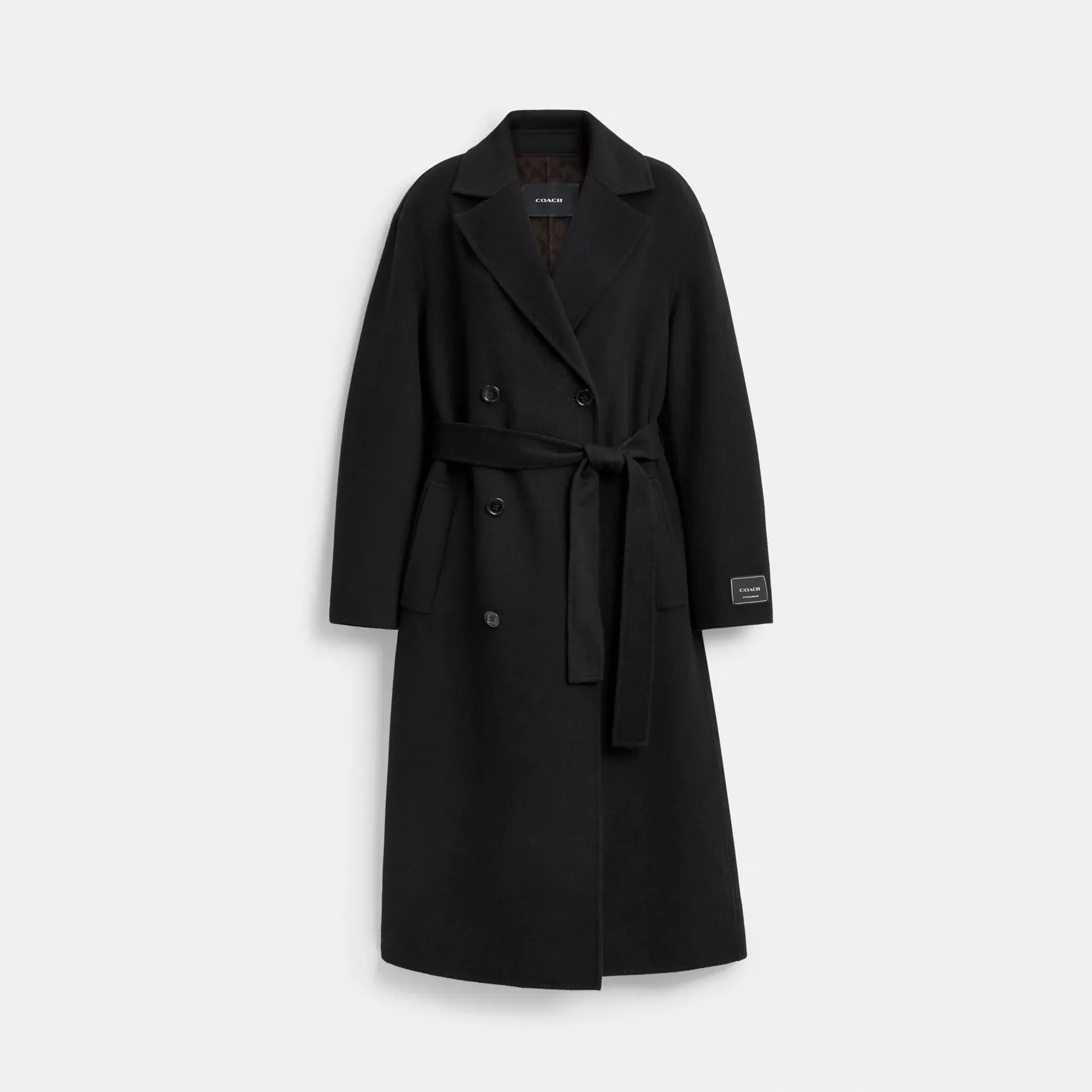 Long Wool Coat Black Long Wool Coat Black