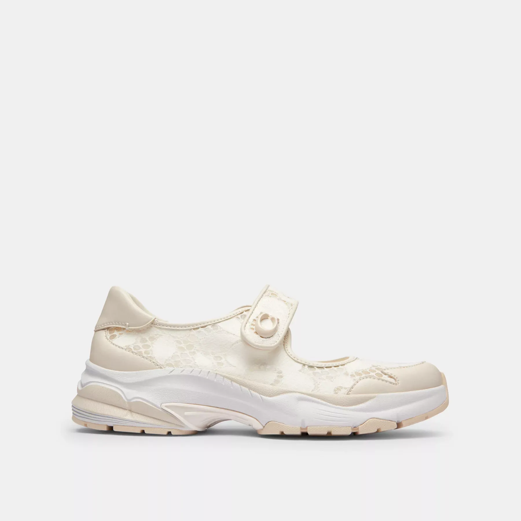 Mary Jane Sneaker Chalk