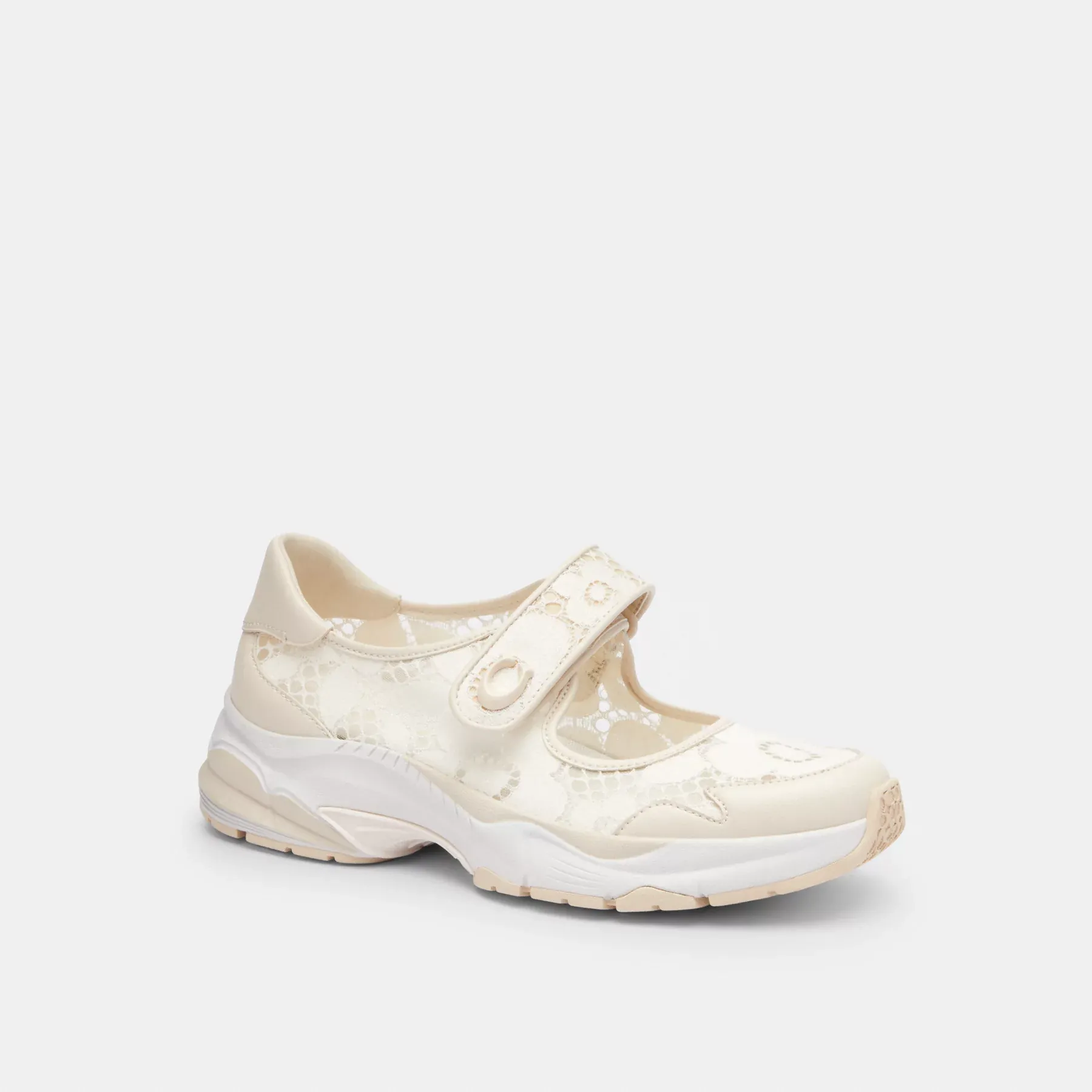 Mary Jane Sneaker Chalk