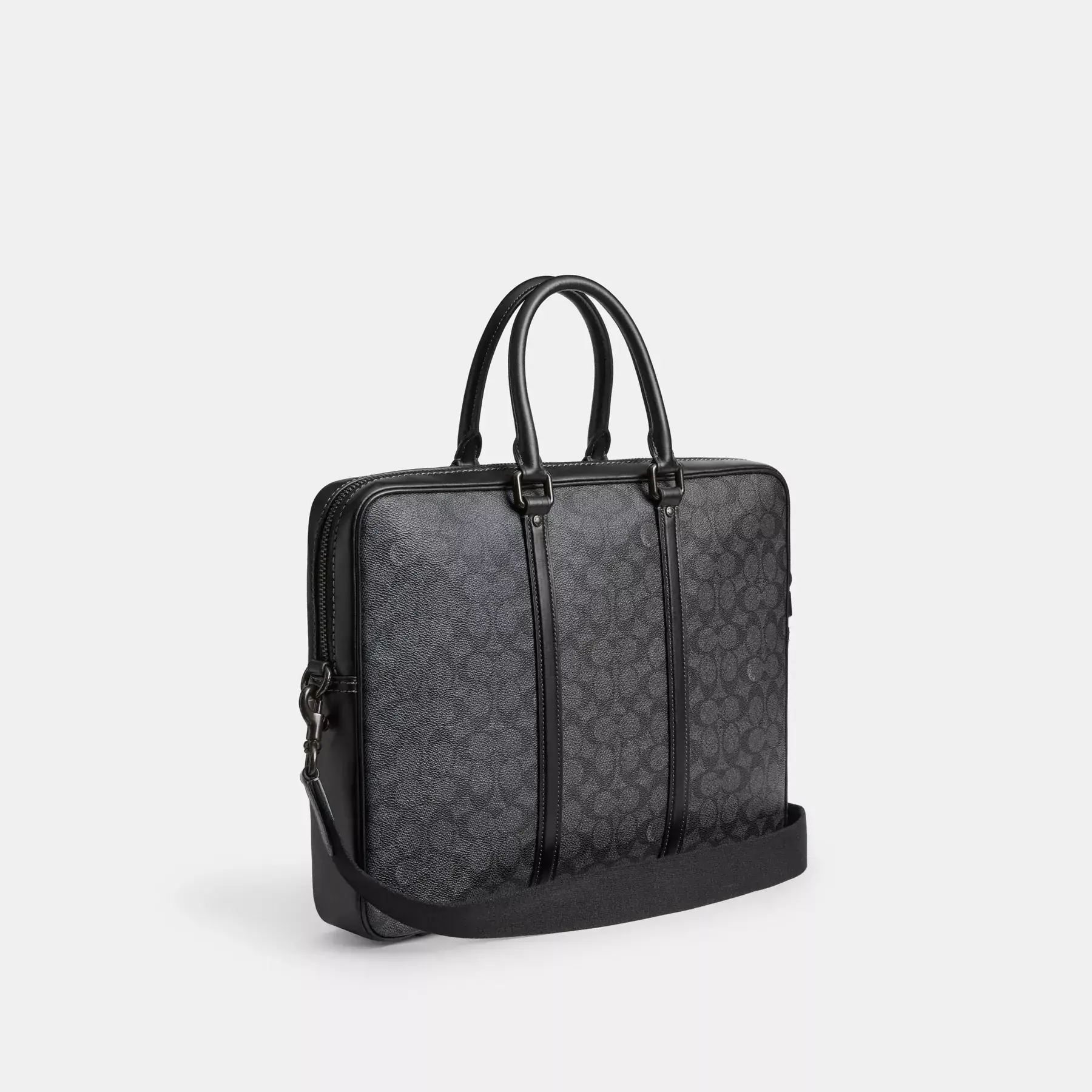 Metropolitan Workbag In Signature Canvas Charcoal
