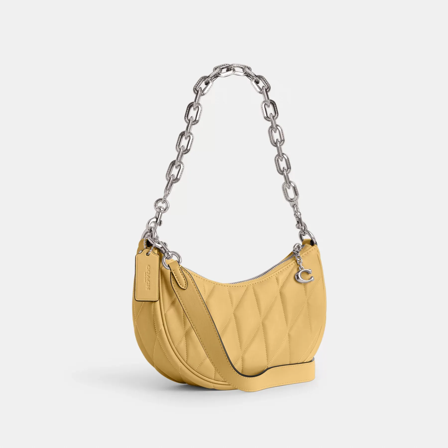 Mira Shoulder Bag With Pillow Quilting Hay