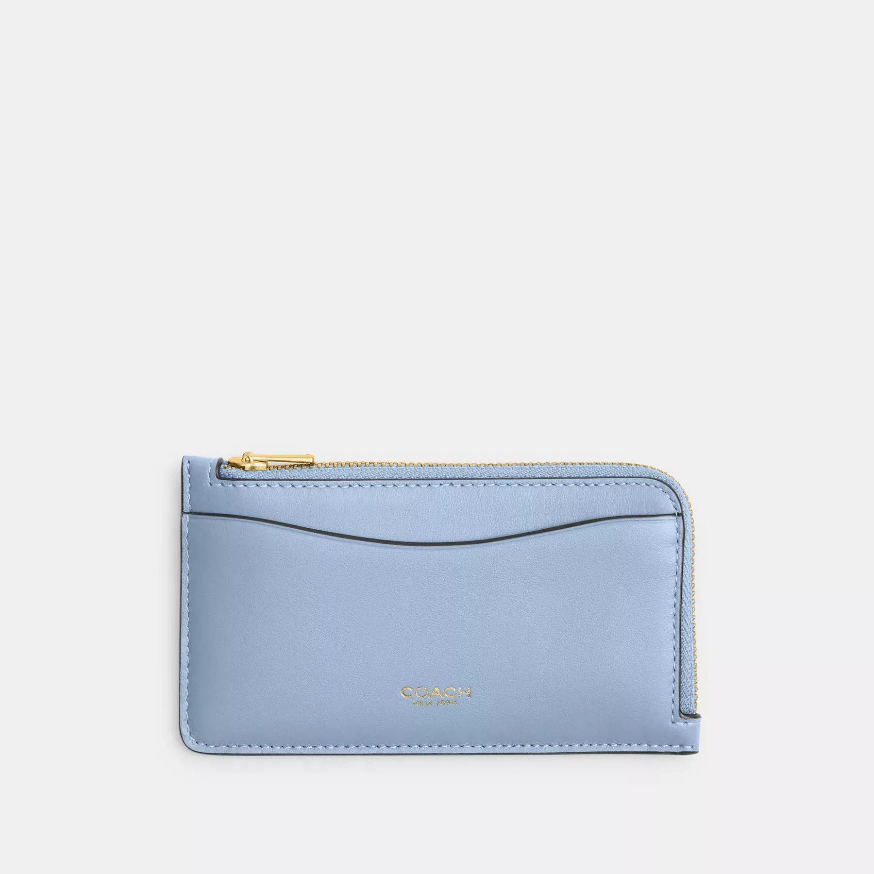 New York Zip Card Case Bluebell