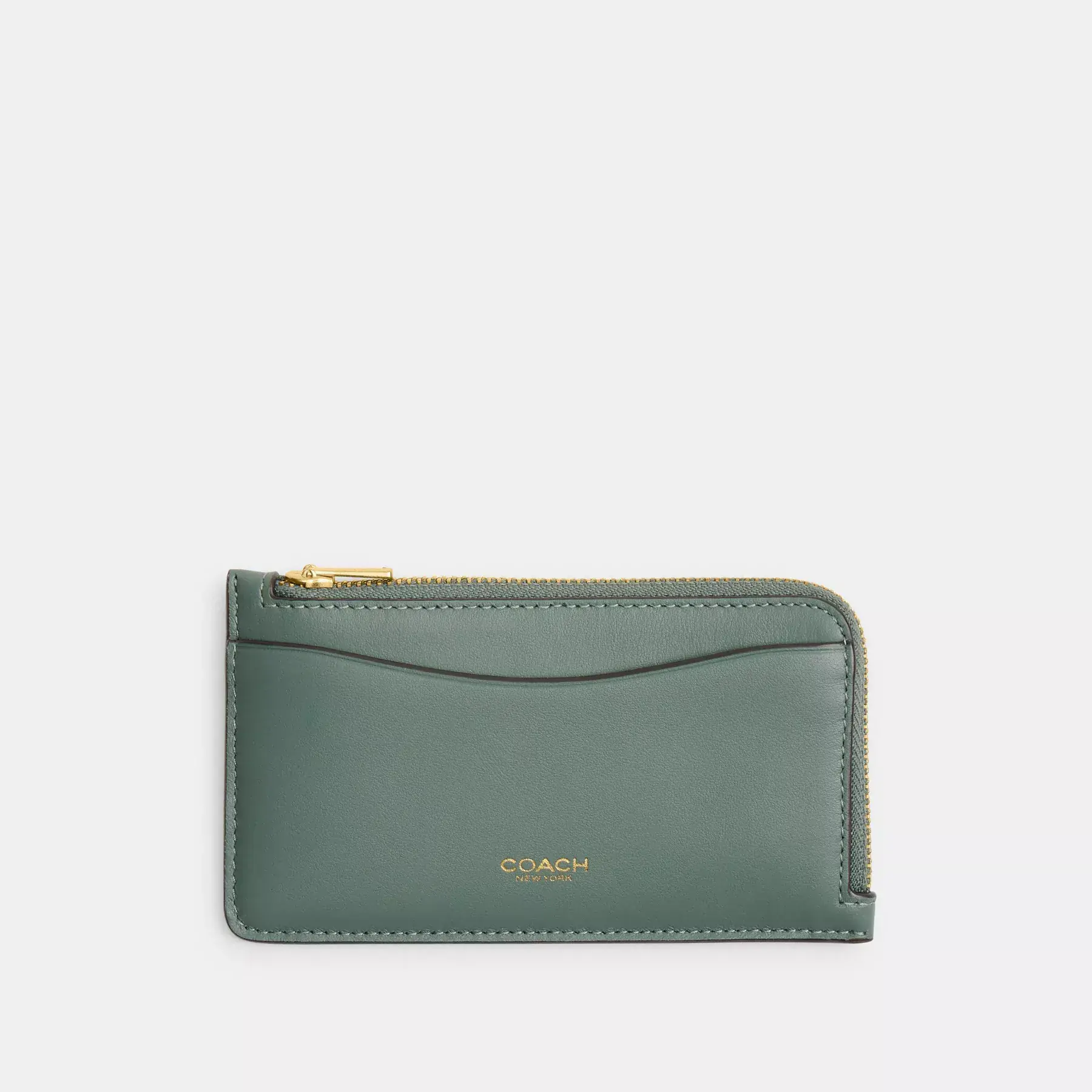 New York Zip Card Case B4/Sage