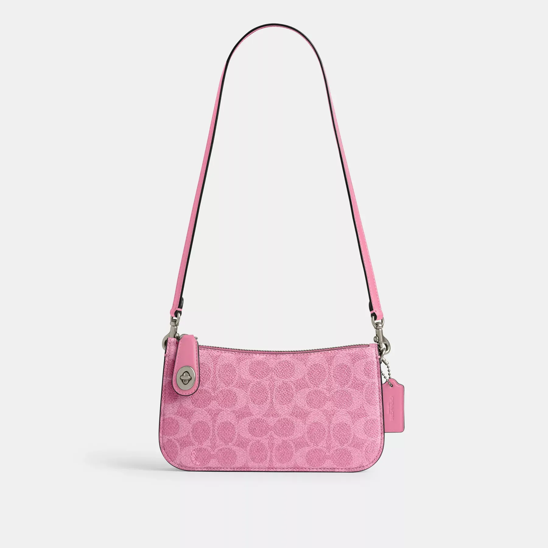 Penn Shoulder Bag In Signature Canvas Vivid Pink